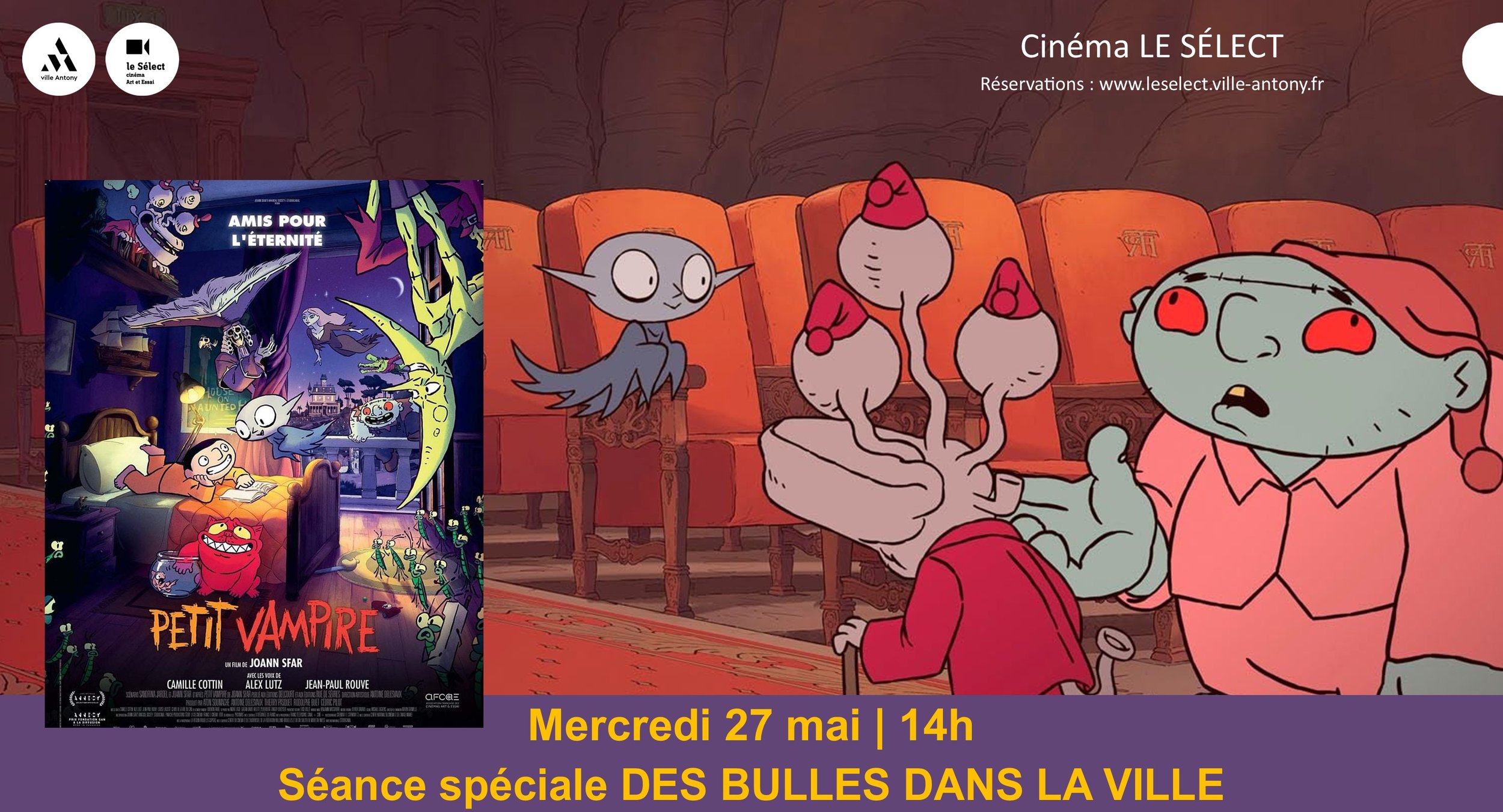Séance spéciale DES BULLES DANS LA VILLE