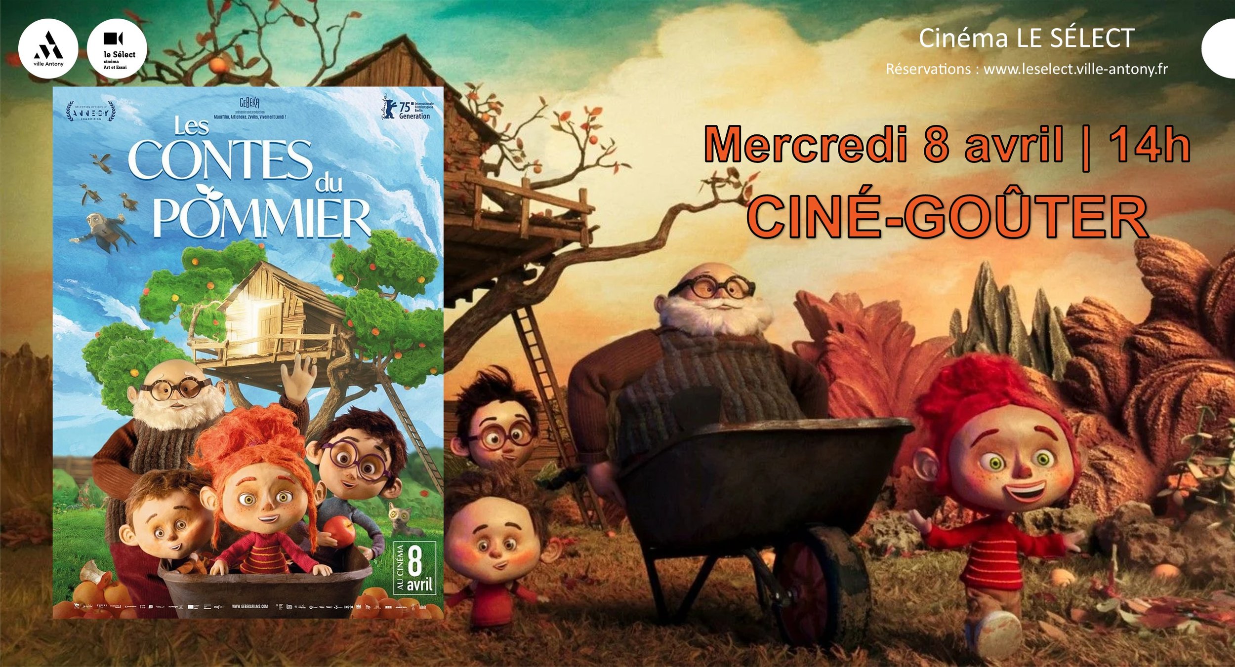 Ciné-Goûter LES CONTES DU POMMIER