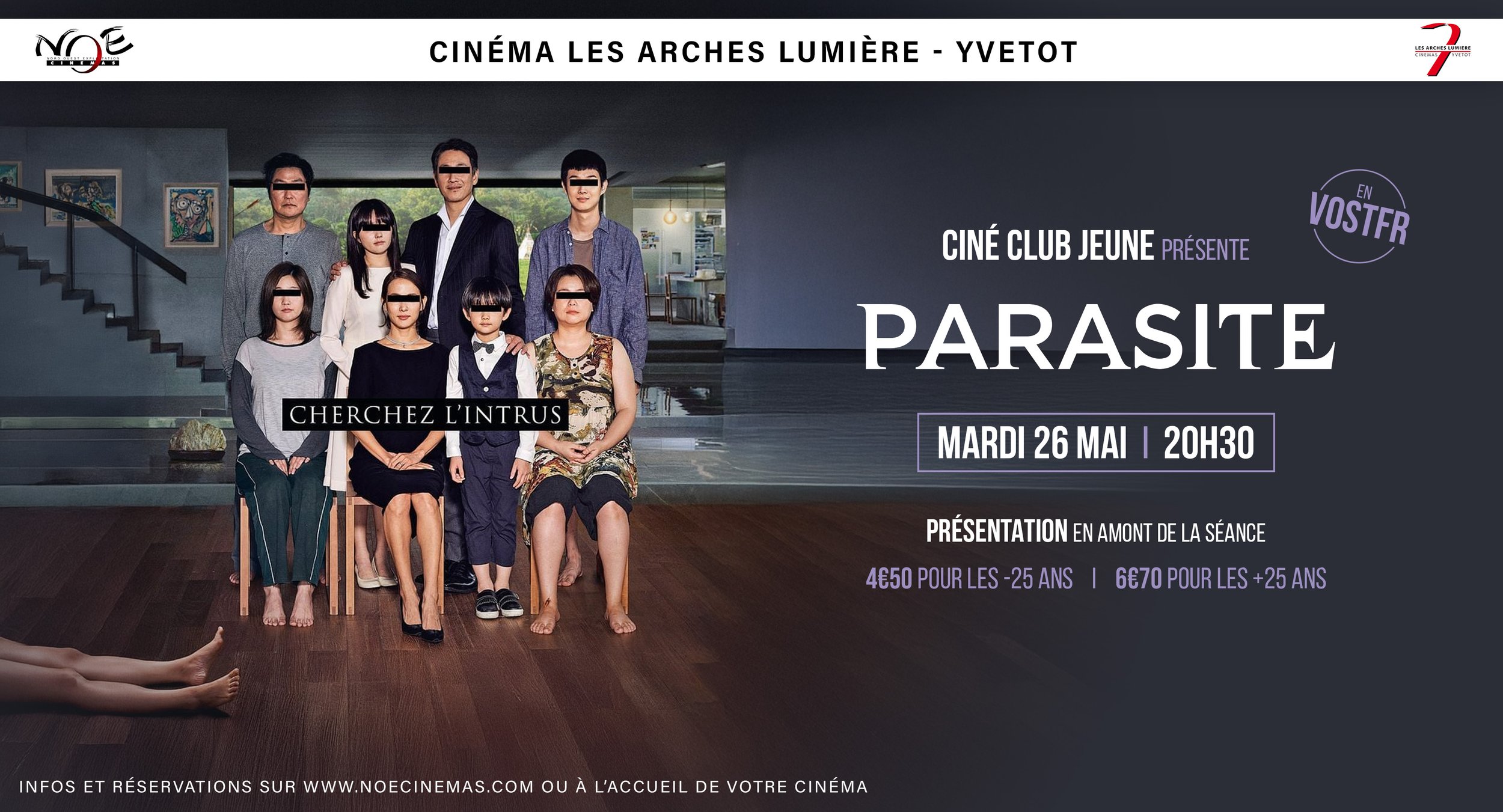 CINE CLUB JEUNE présente PARASITE en VOSTFR
