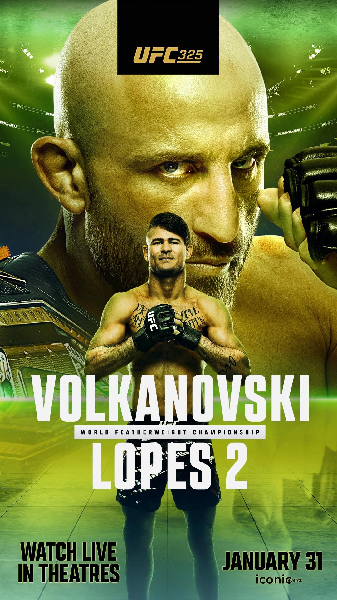 UFC 325: Volkanovski vs. Lopes 2