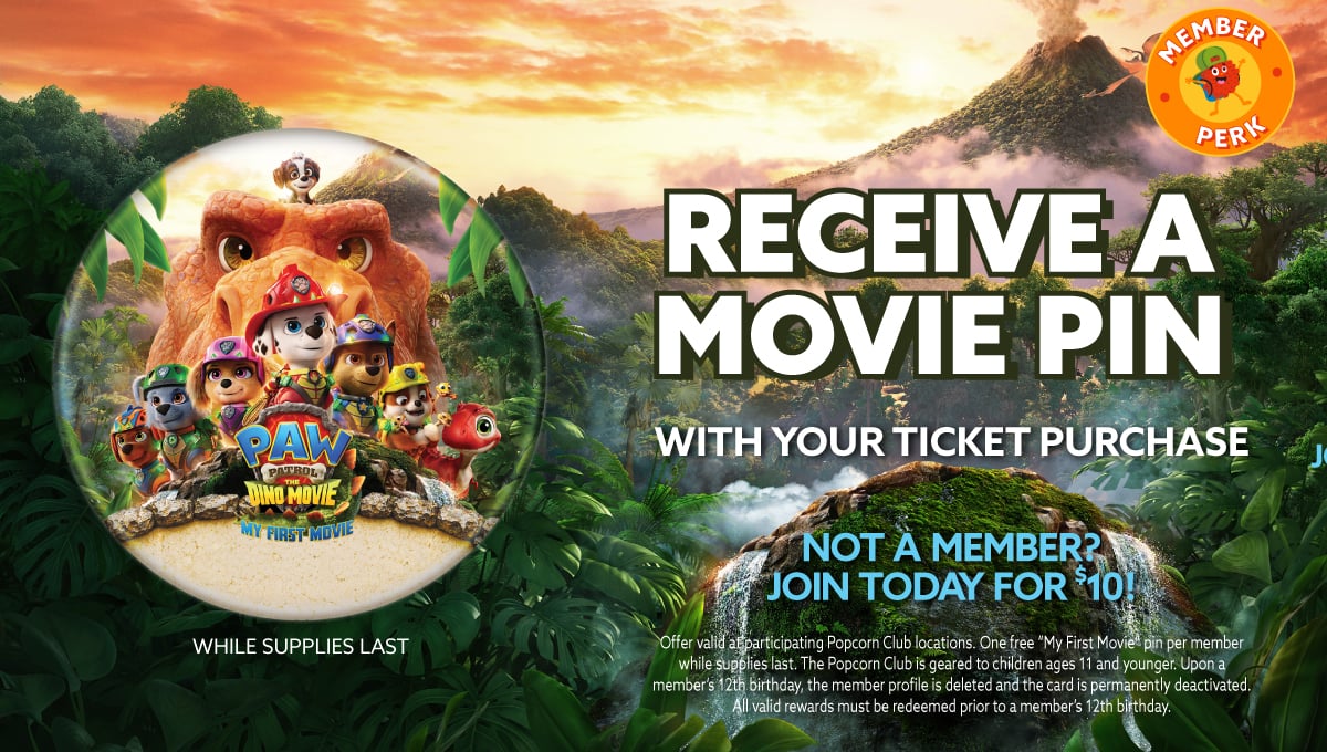 Free “My First Movie” pin