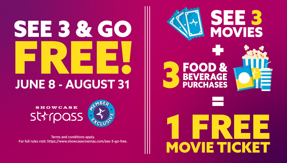 See 3 and Go Free