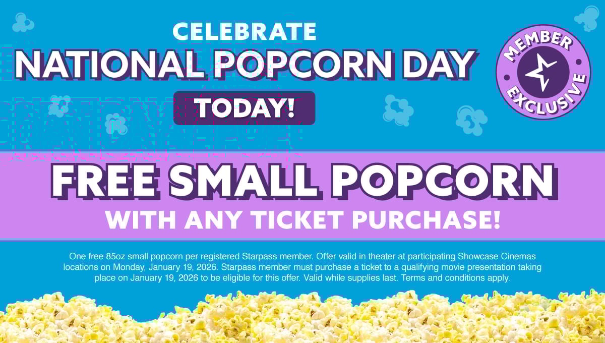 Free Popcorn Today!