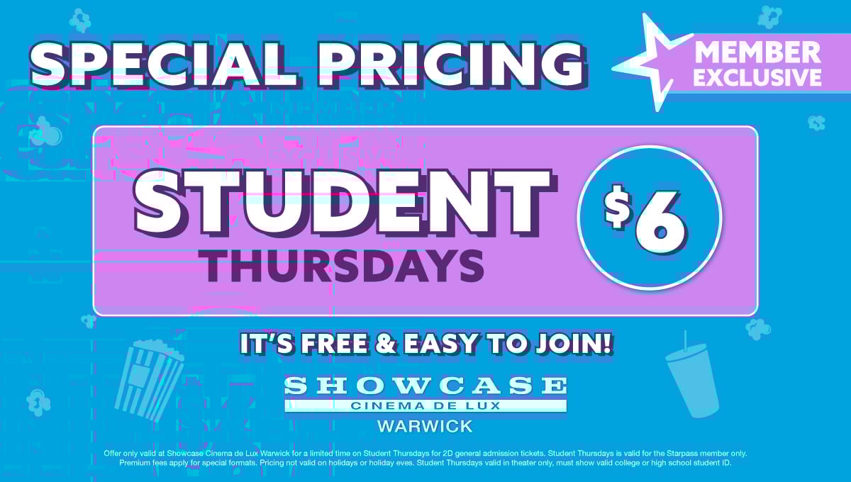 $6 Student Thursdays