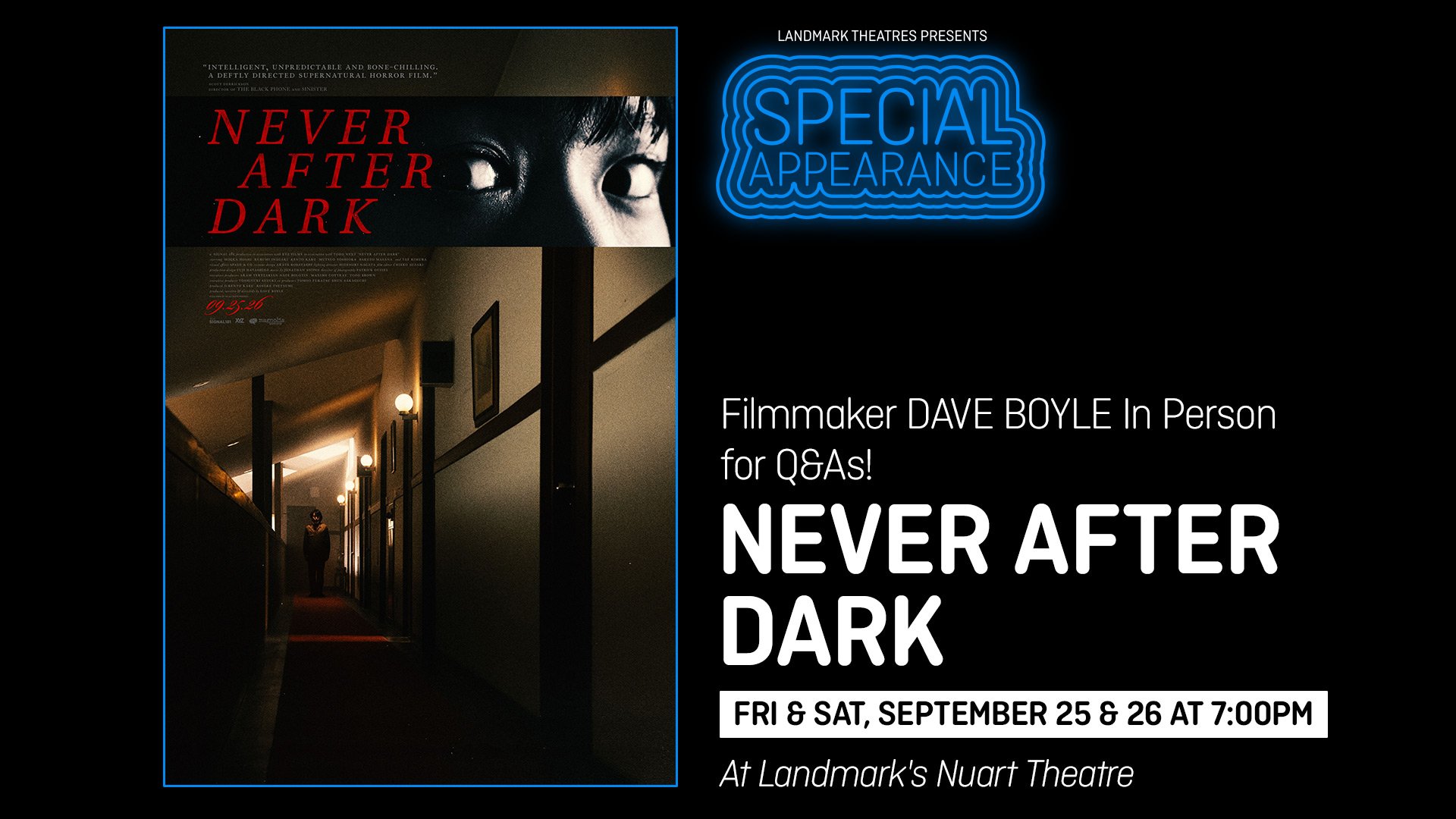 Landmark's Nuart Theatre - Filmmaker In Person for Q&A!