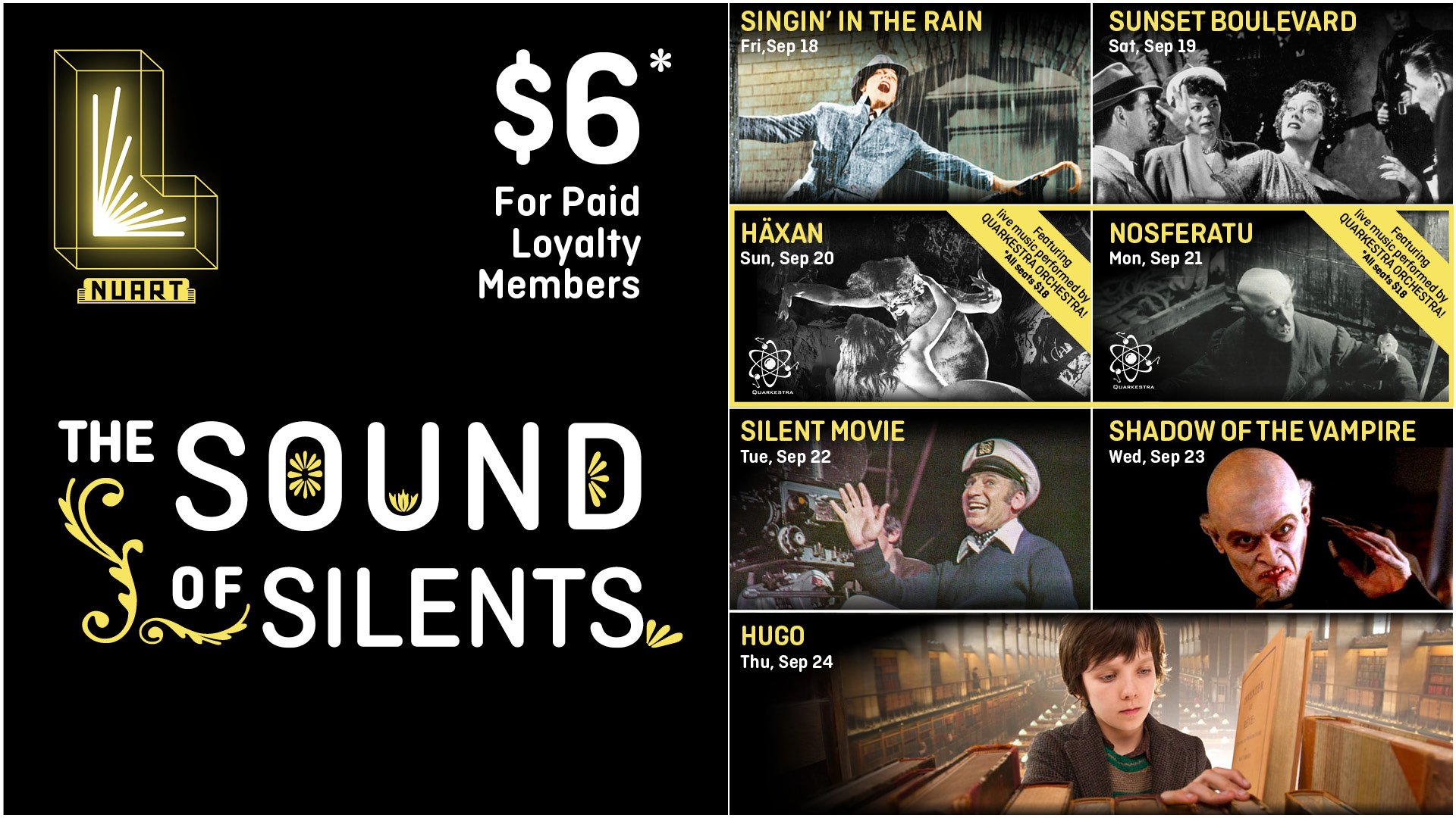 Landmark's Nuart Theatre: The Sound of Silents