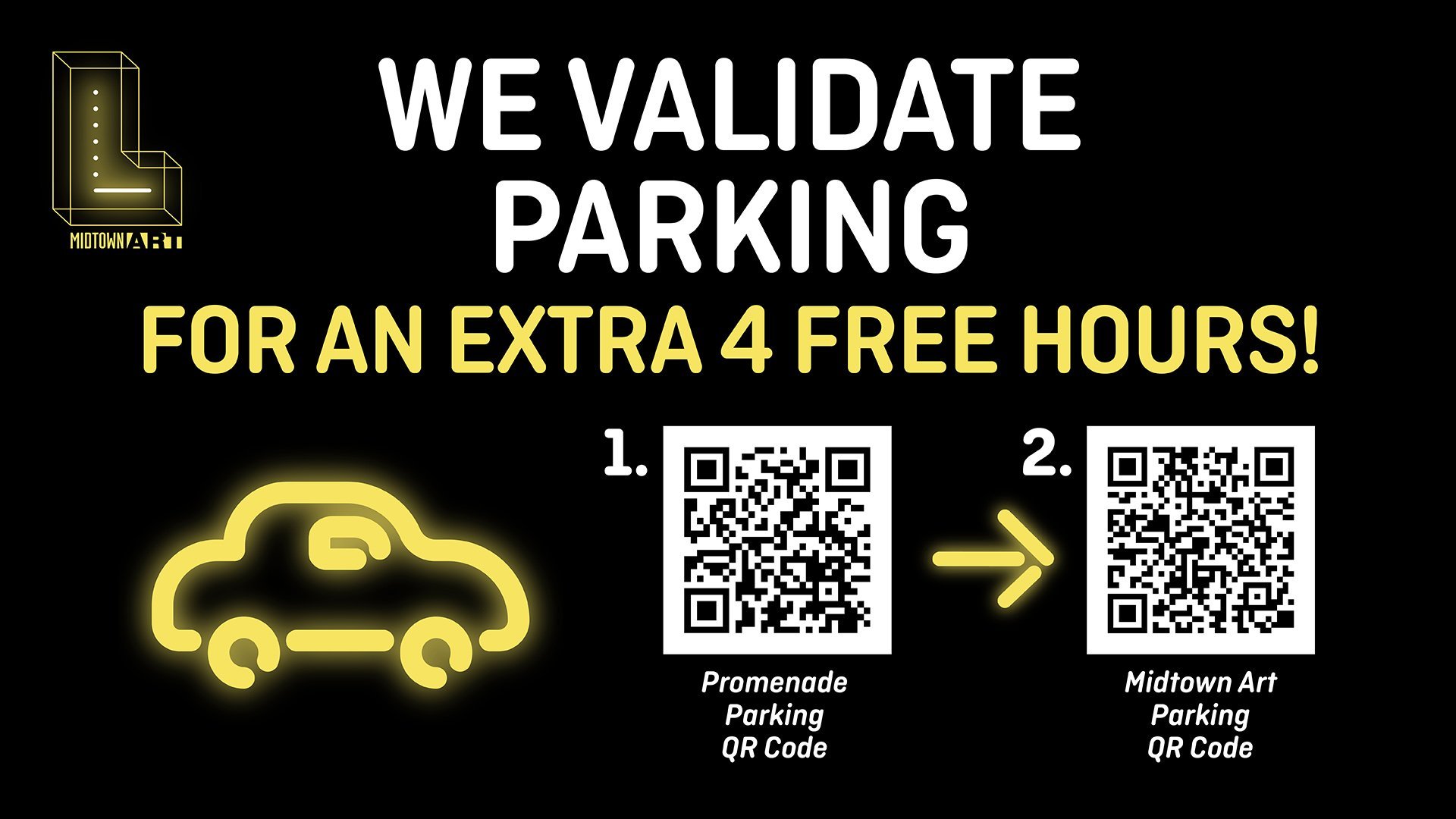 Validate Parking at Midtown Art