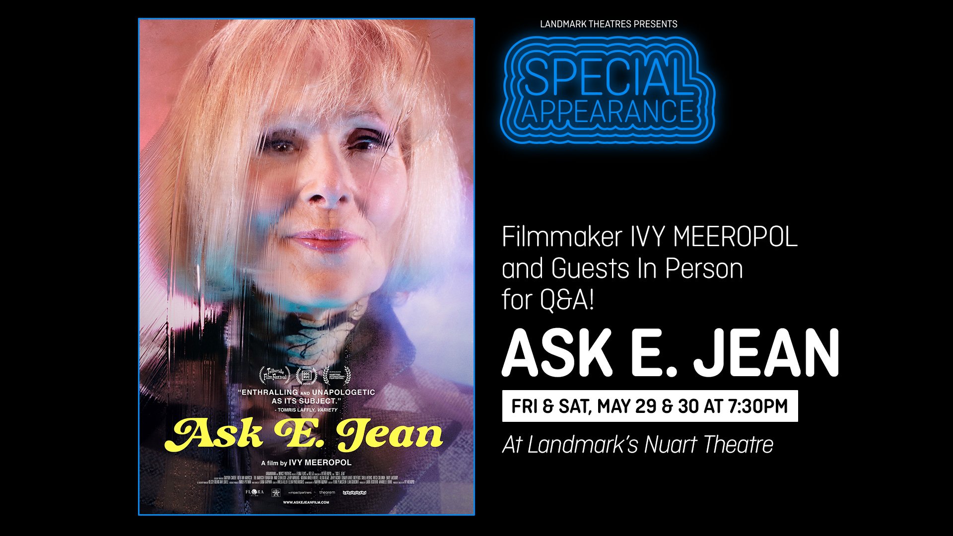 Filmmaker & Guests In Person for Q&A!