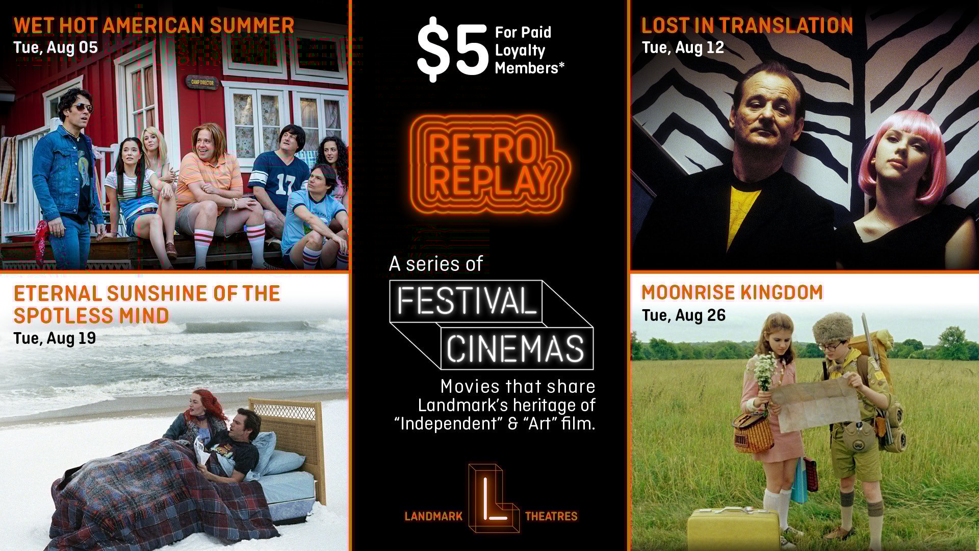 Retro Replay - Festival Cinemas August 2025