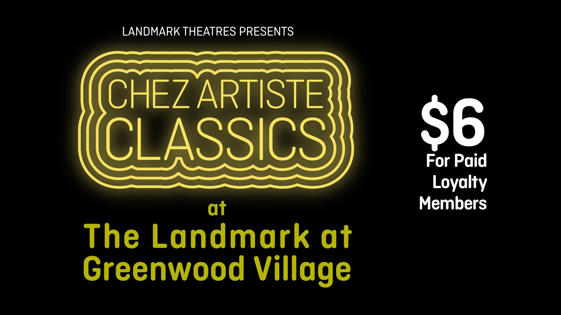 Chez Artiste Film Classics at Greenwood Village