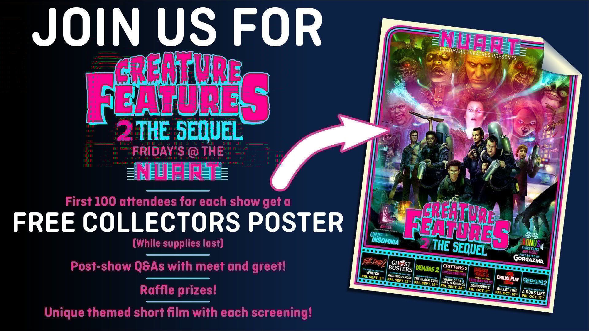 Landmark's Nuart Theatre - Creature Features 2: The Sequel!