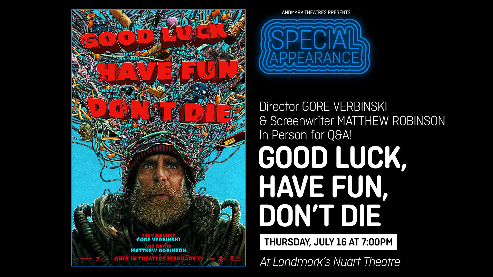 Landmark's Nuart Theatre - Gore Verbinski In Person for Q&A!