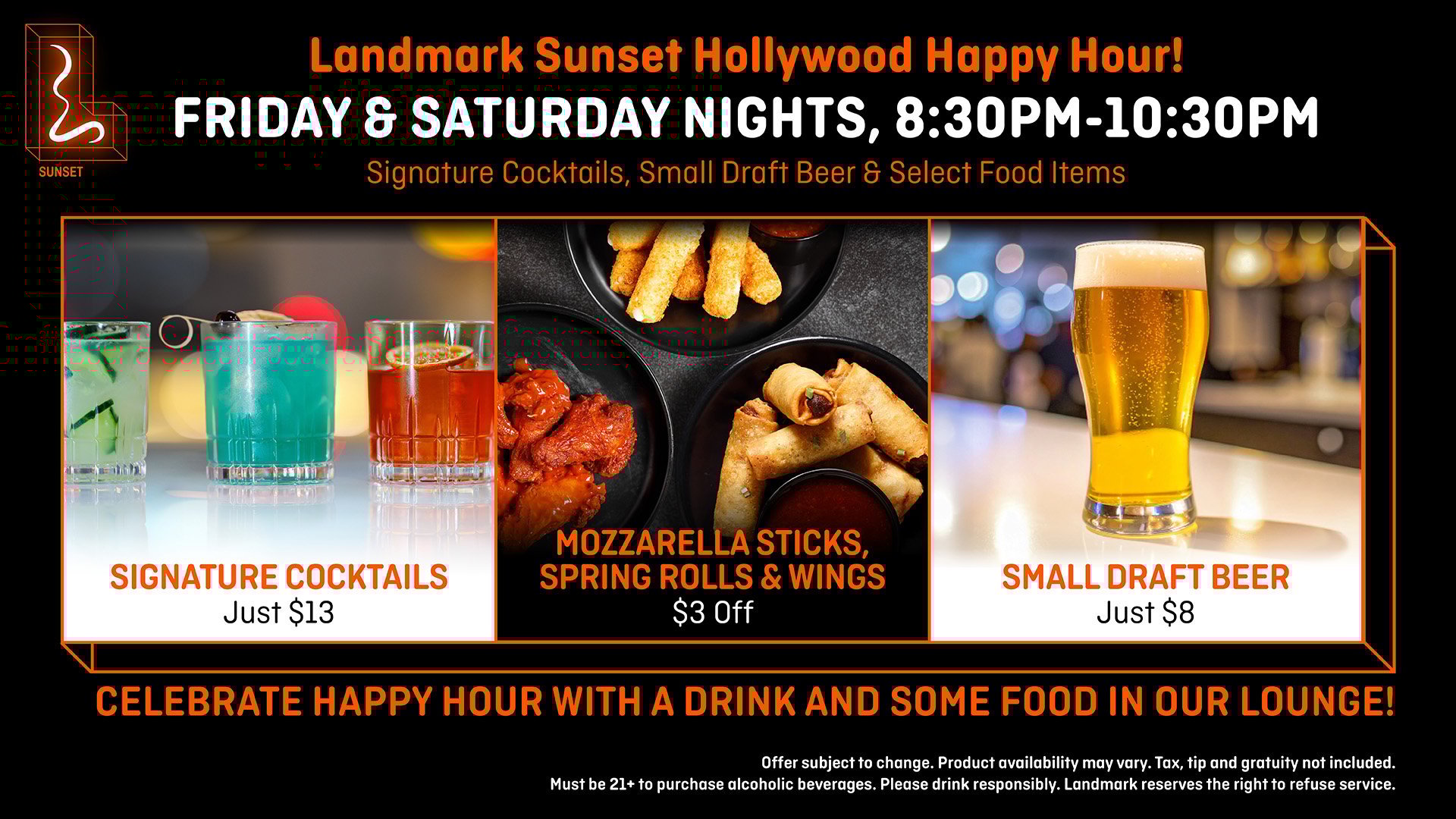Sunset Happy Hour