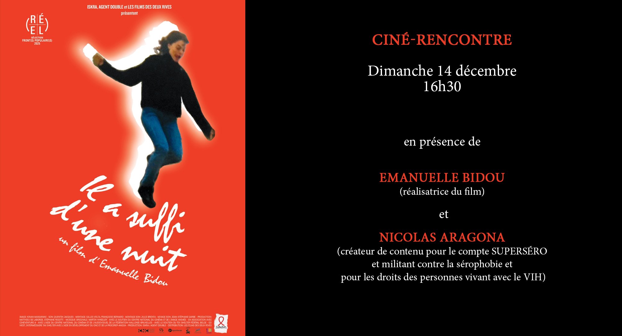 Ciné-rencontre : Il a suffi d'une nuit