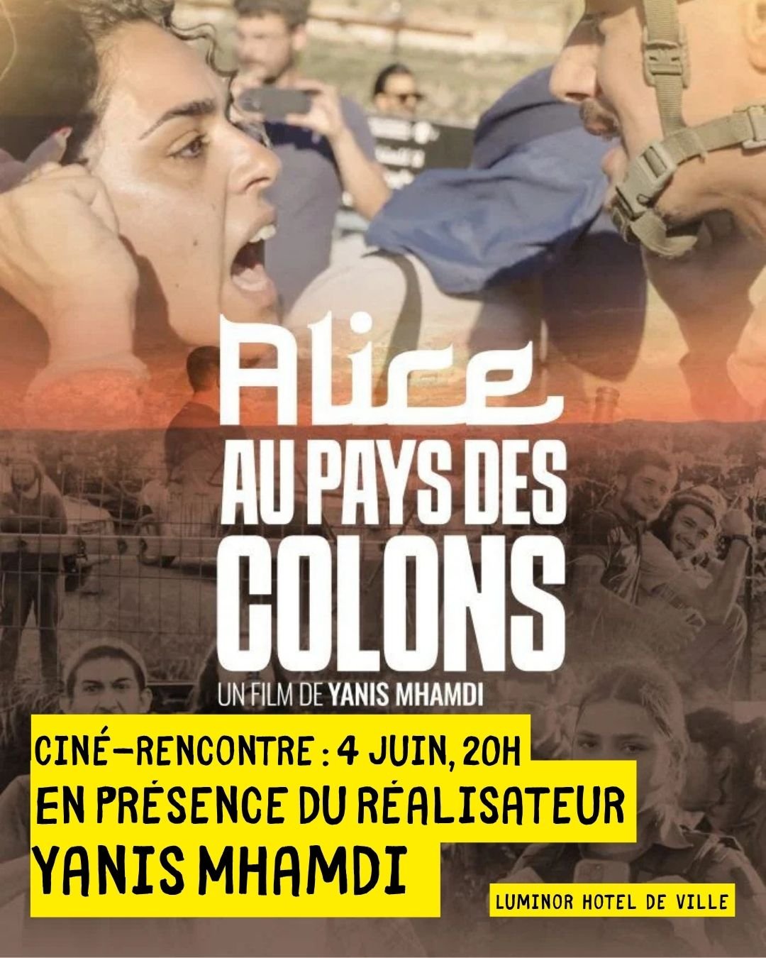 Ciné-débat : Alice au pays des colons