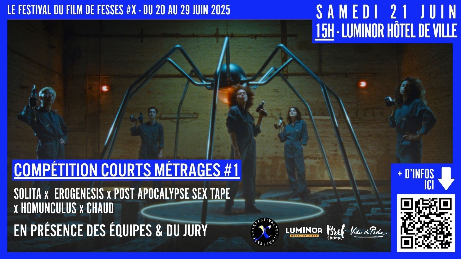 Festival du film de fesses : compétition courts-métrages #1