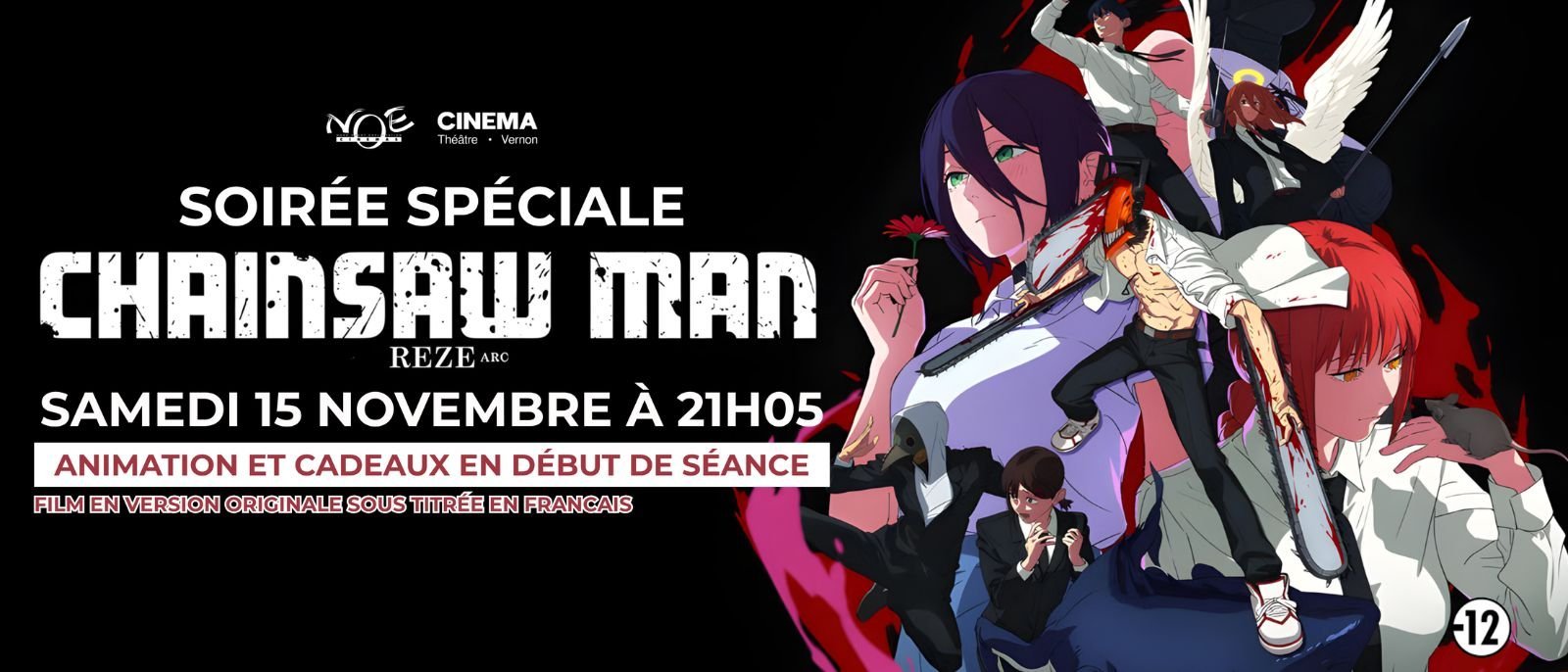 SÉANCE SPÉCIALE - CHAINSAW MAN : L'ARC DE REZE 