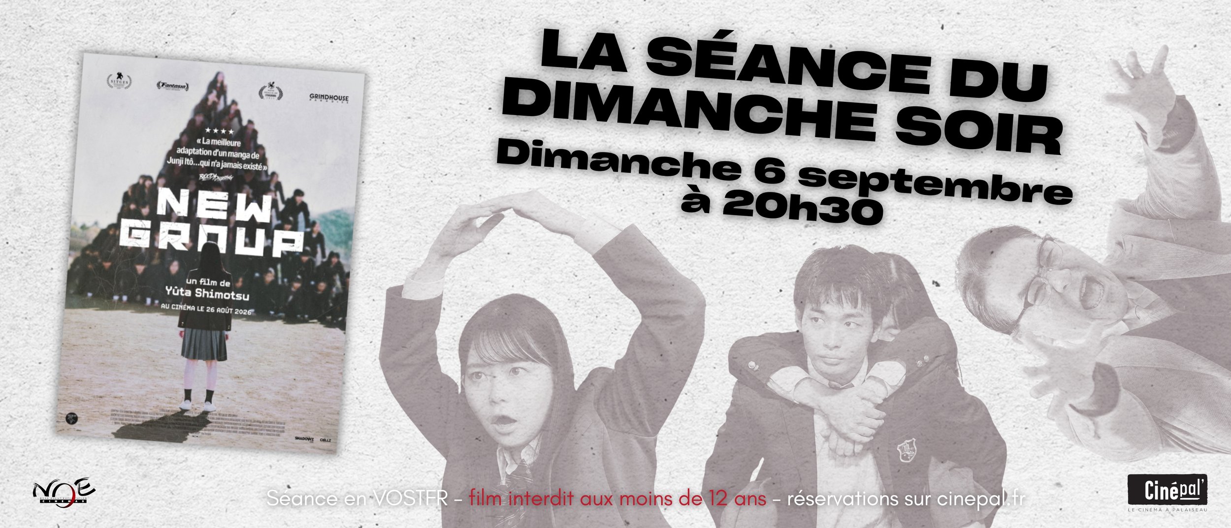 La séance du dimanche soir : NEW GROUP