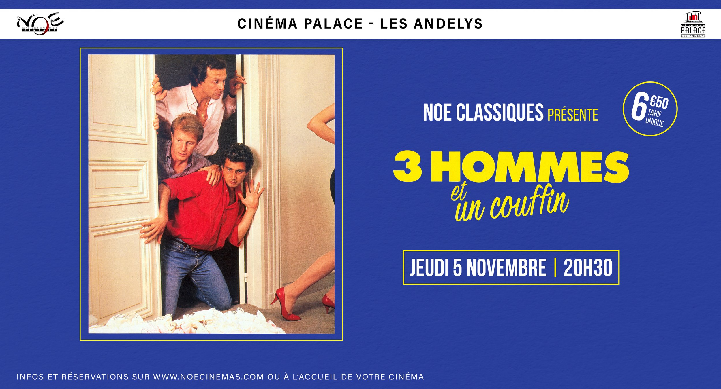 TROIS HOMMES ET UN COUFFIN