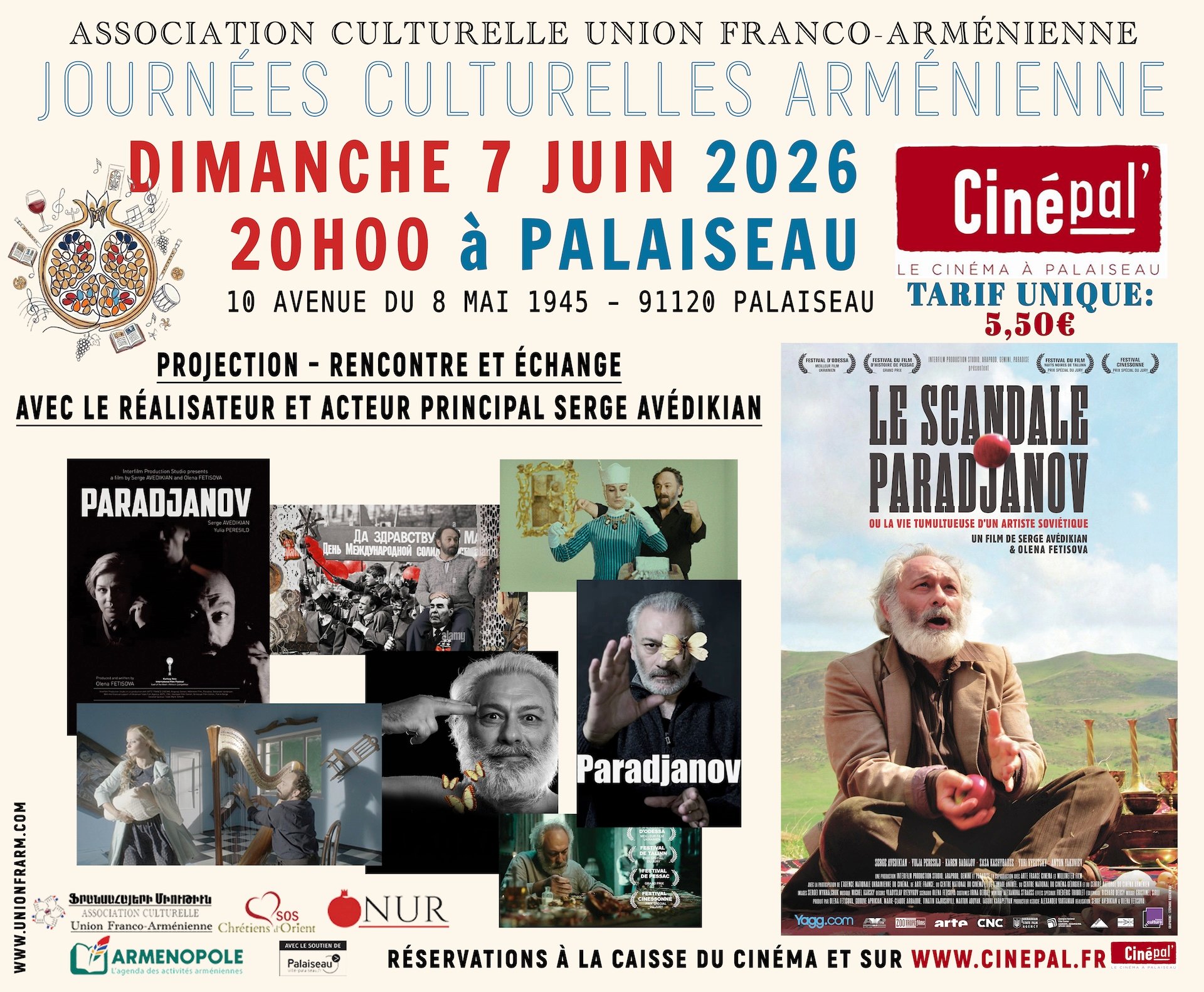 Projection rencontre : LE SCANDALE PARADJANOV
