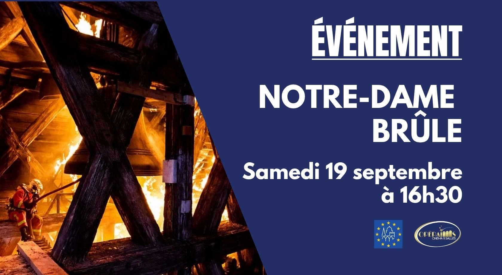 Notre-Dame brûle 