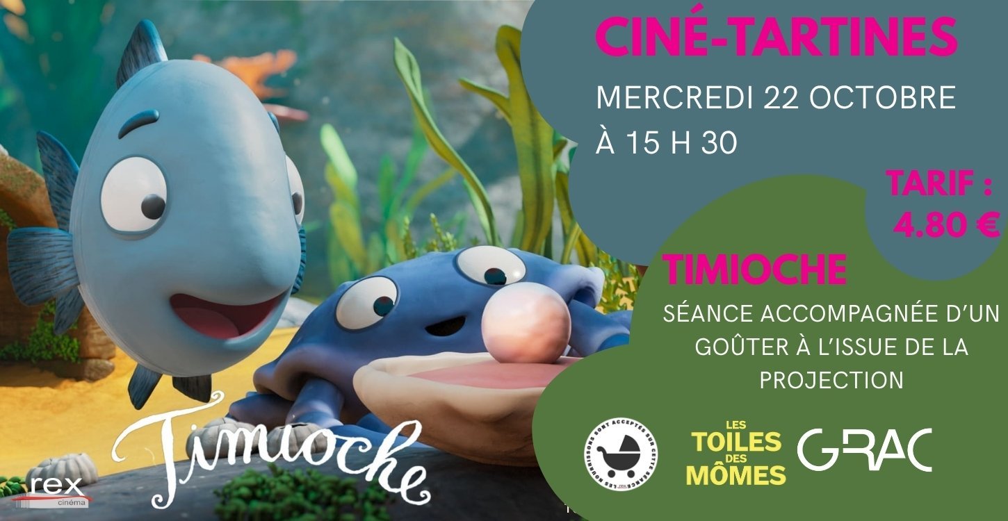 Ciné-tartines : "Timioche" le mercredi 22 octobre à 15h30 dans le cadre du festival Toiles des mômes