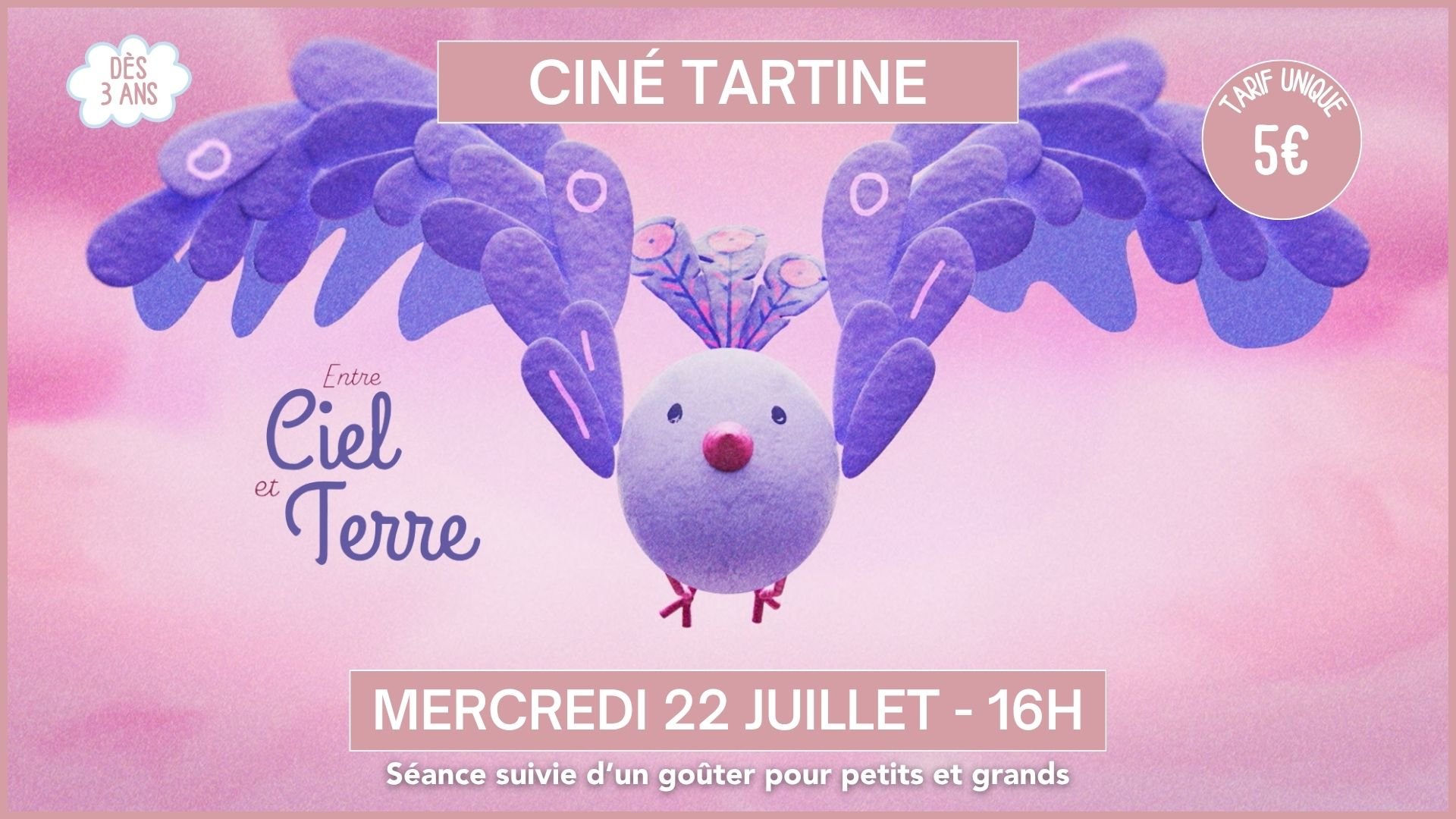 Ciné Tartine – Entre ciel et terre