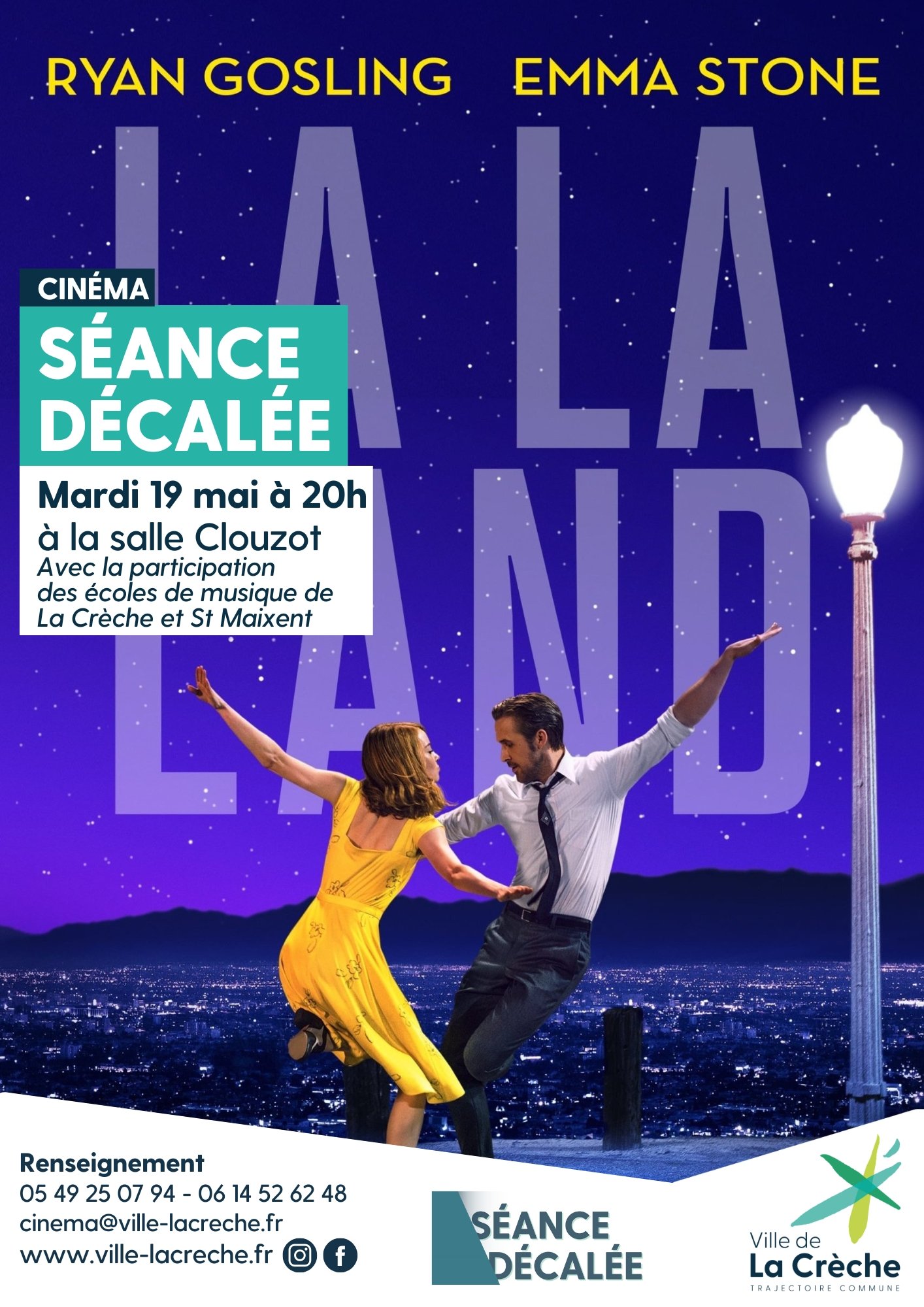 Séance décalée film La la land