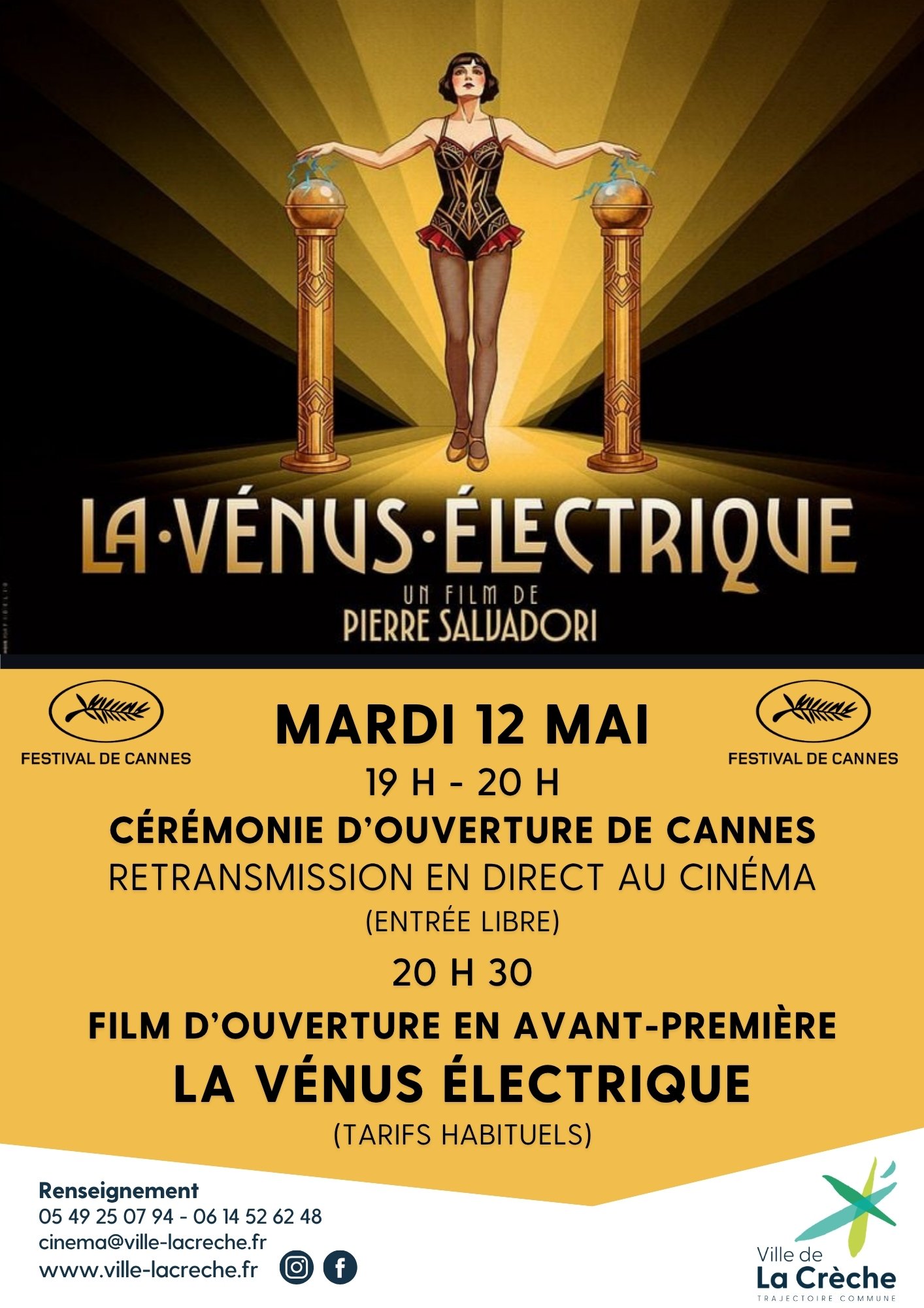 Retransmission Cérémonie d'ouverture du Festival de Cannes