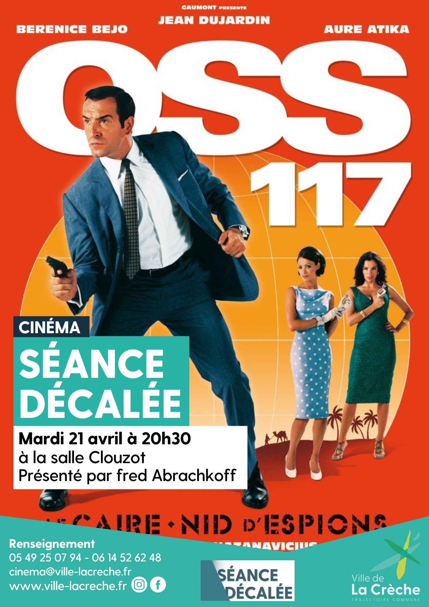 Séance décalée OSS 117, le Caire nid d'espions