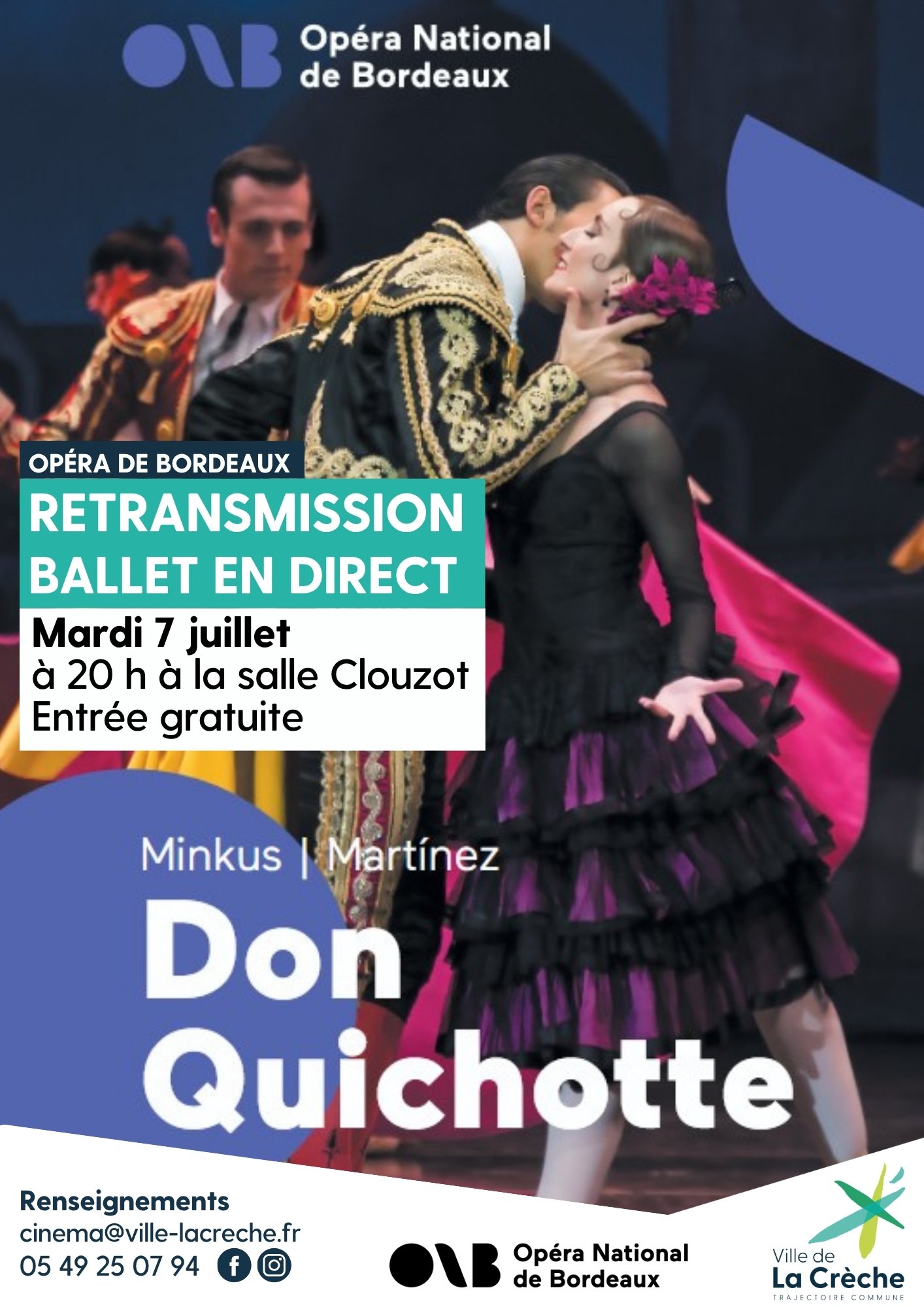 Retransmission du ballet Don Quichotte