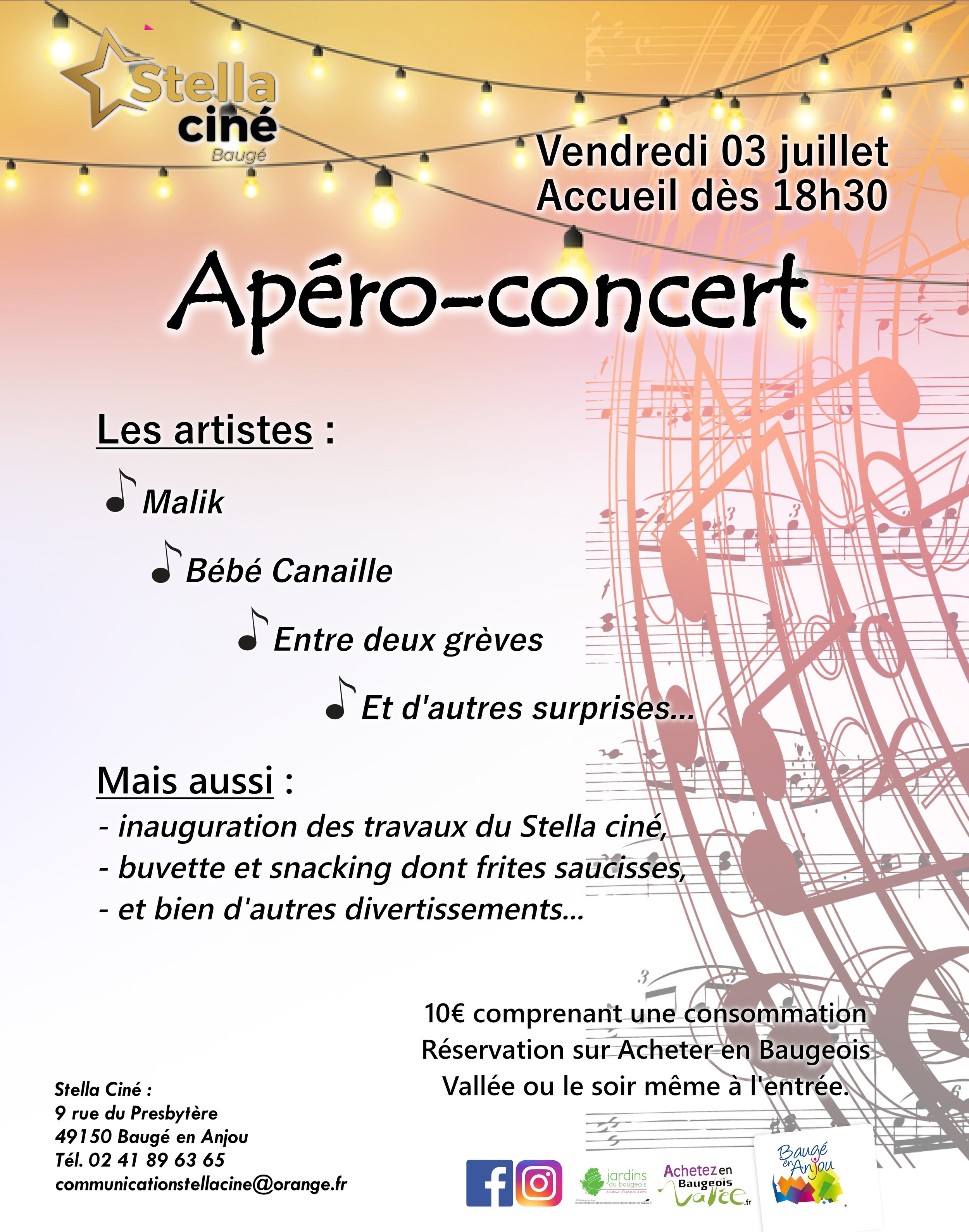 APERO-CONCERT - INAUGURATION