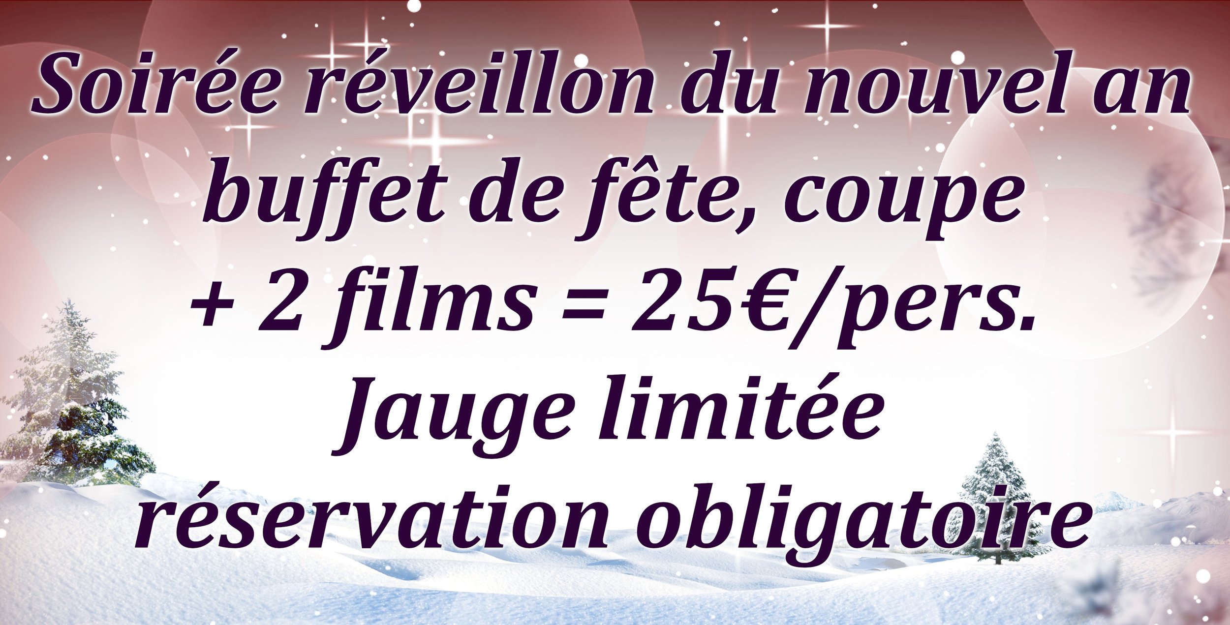 REVEILLON 31 DECEMBRE 2026