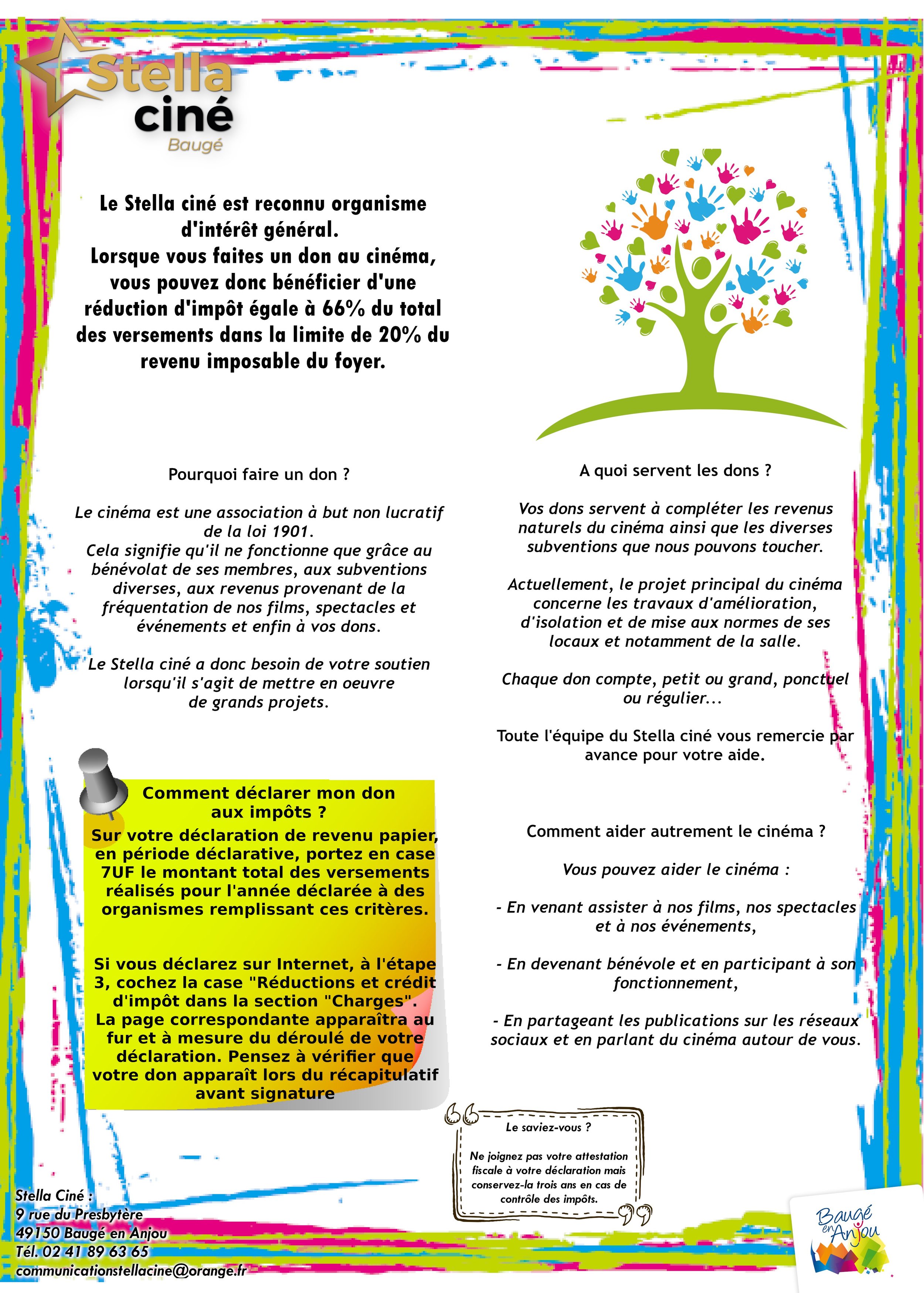 SOUTENEZ LE STELLA CINE ! 