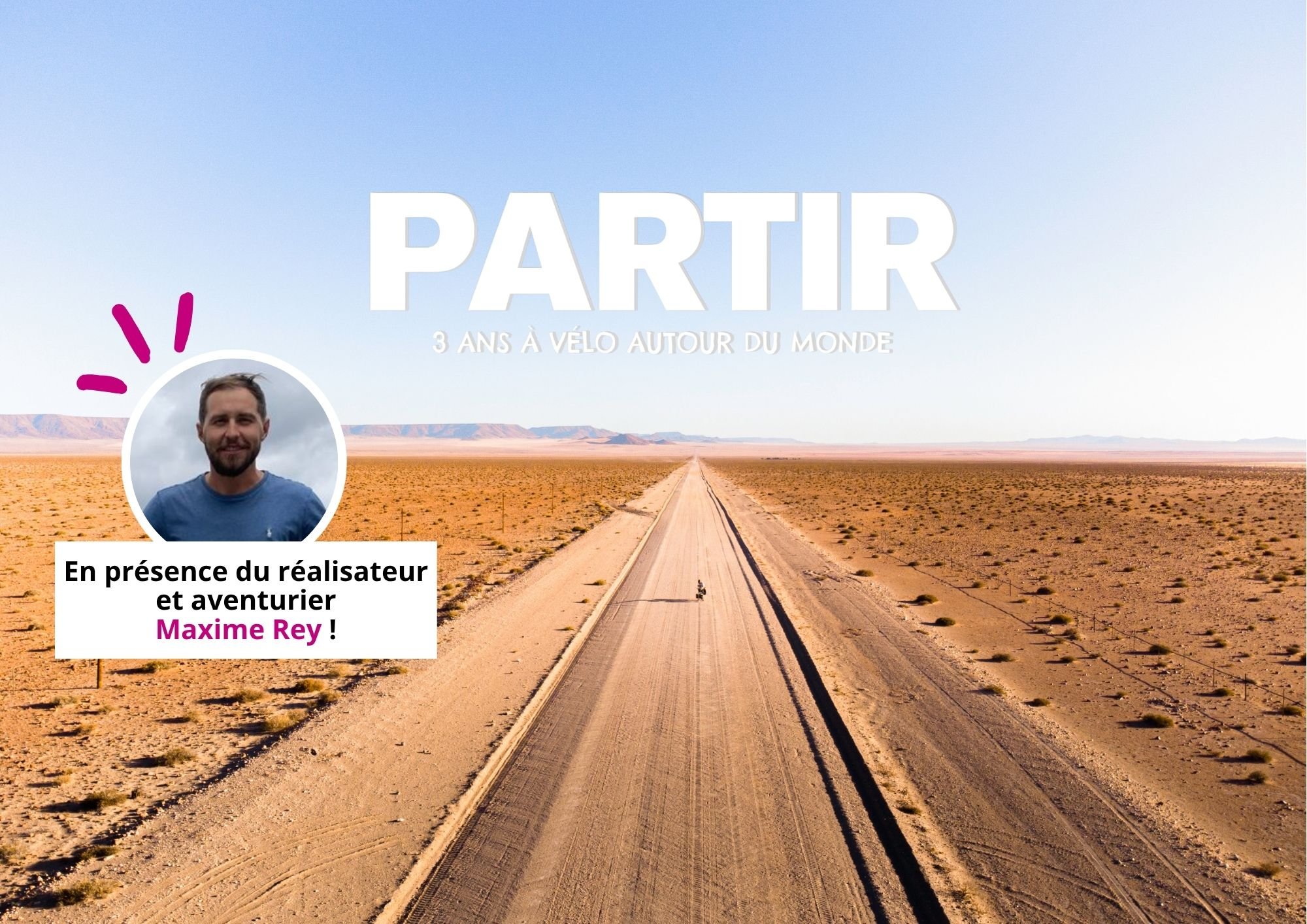 Ciné-rencontre • Partir - 3 ans à velo autour du monde