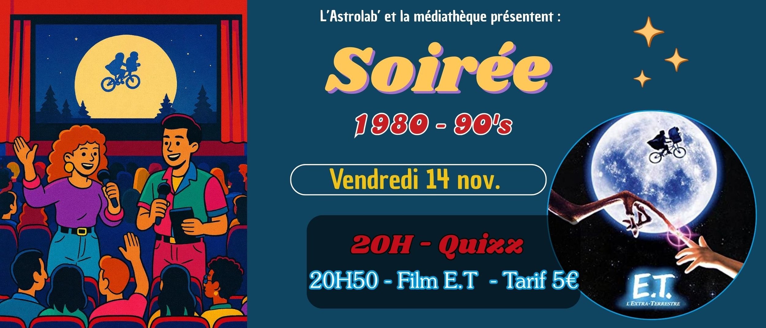 Soirée années 80 ! Quizz et film culte : E.T.