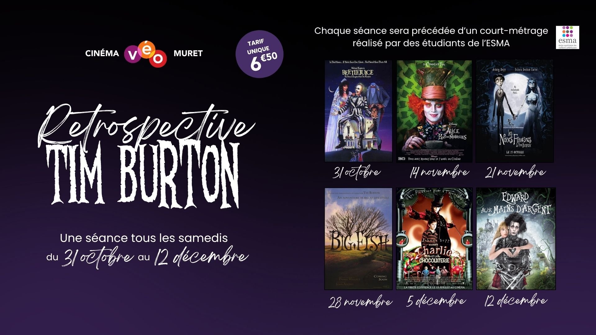 RÉTROSPECTIVE TIM BURTON