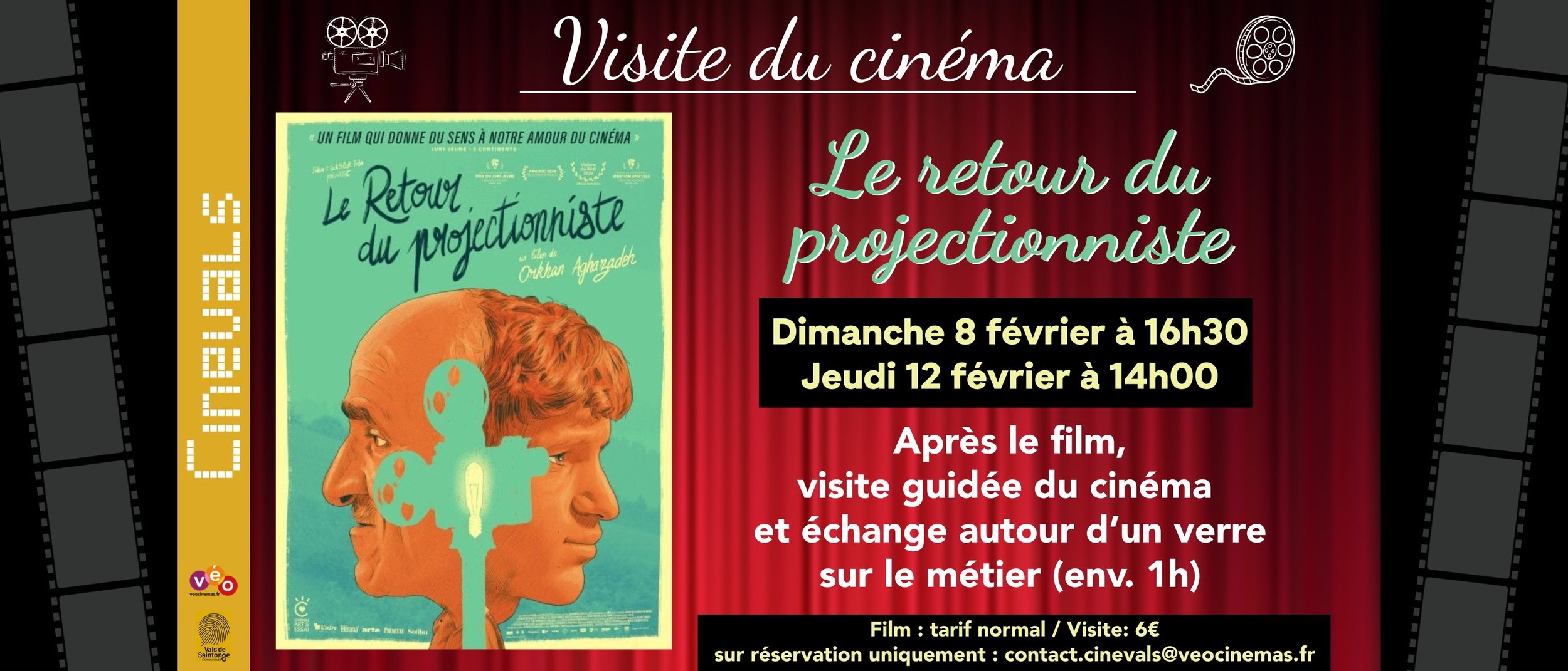 LE RETOUR DU PROJECTIONNISTE & VISITE DU CINEMA