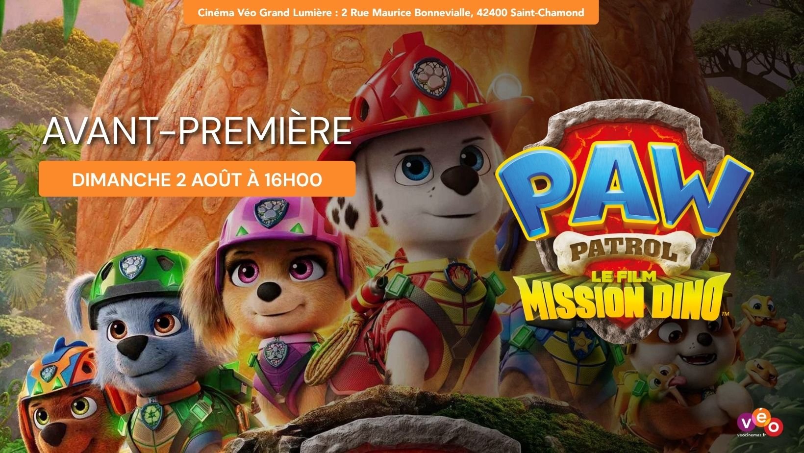 Avant-Première La Pat'patrouille - Le film Mission Dino 