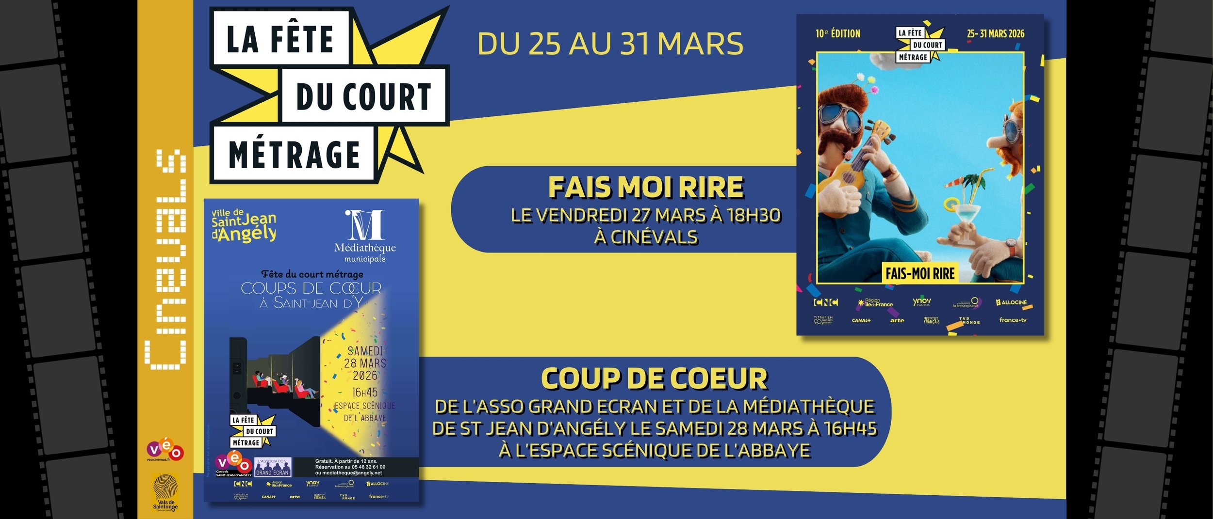 LA FÊTE DU COURT-METRAGE : FAIS MOI RIRE