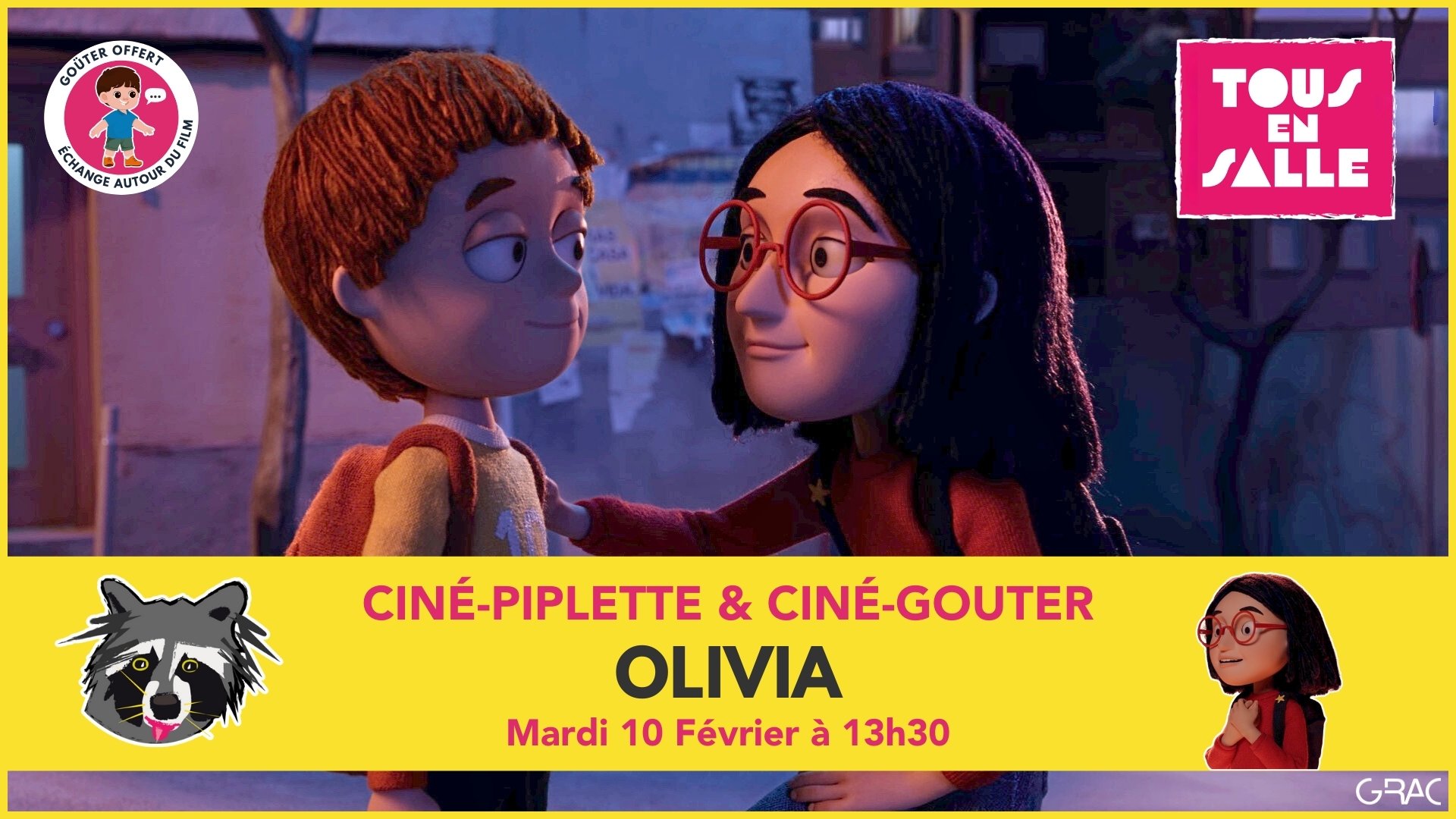 Olivia et le Tremblement de terre invisible • Ciné-Piplette & Ciné-Gouter