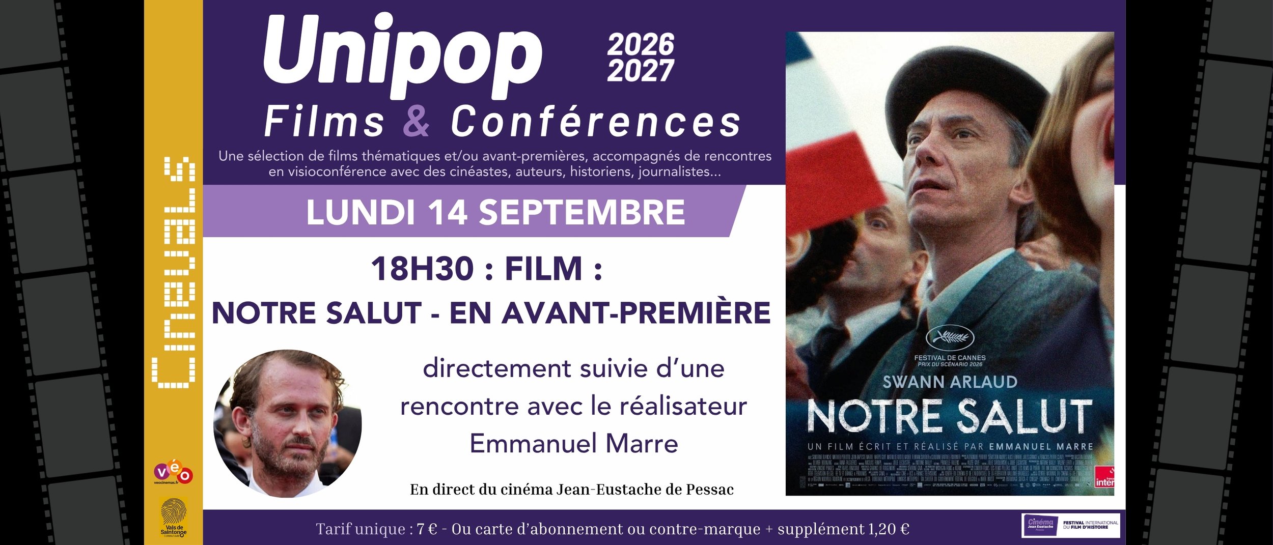 UNIPOP : NOTRE SALUT - En avant-première