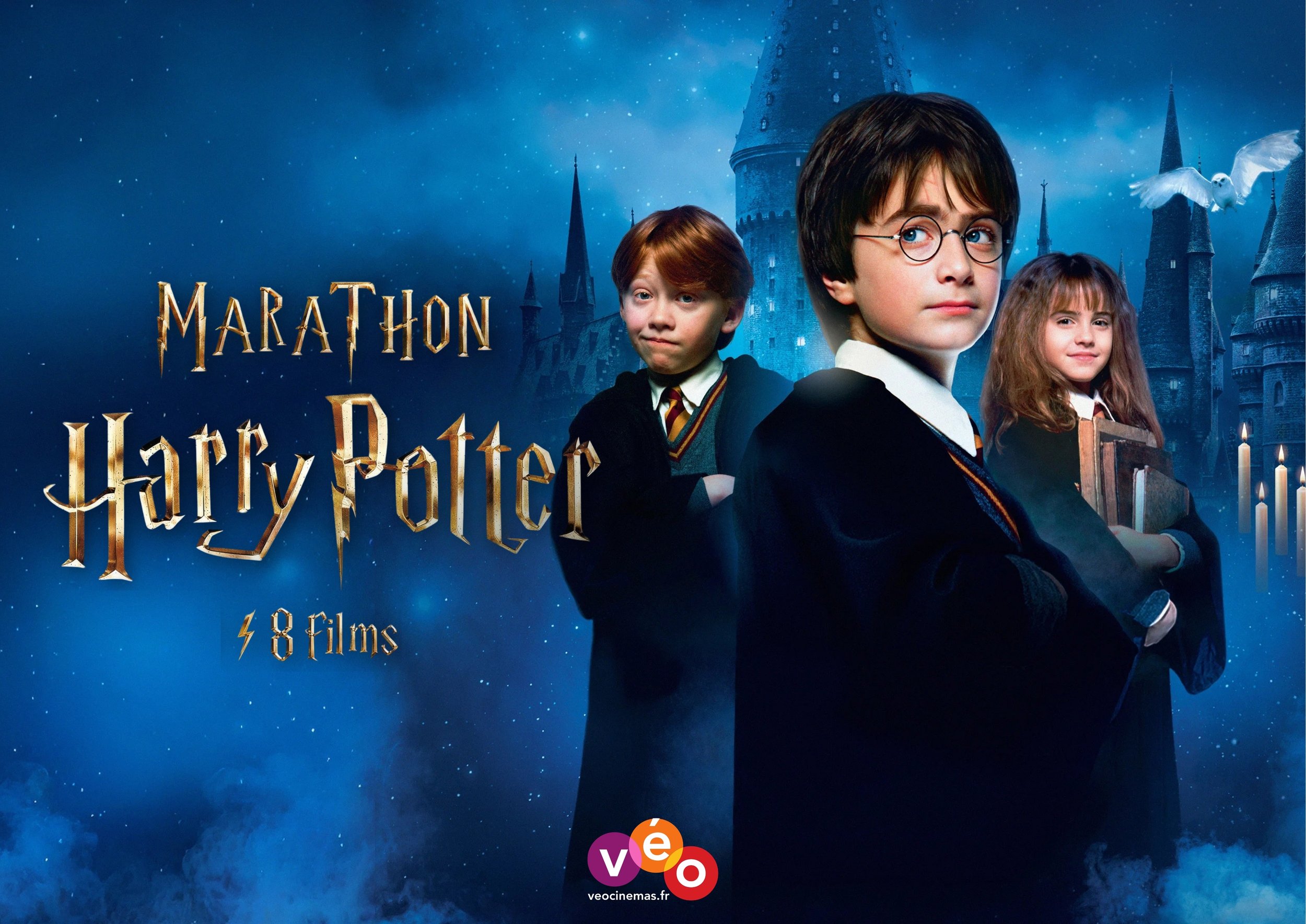  Marathon Harry Potter • 8 films 