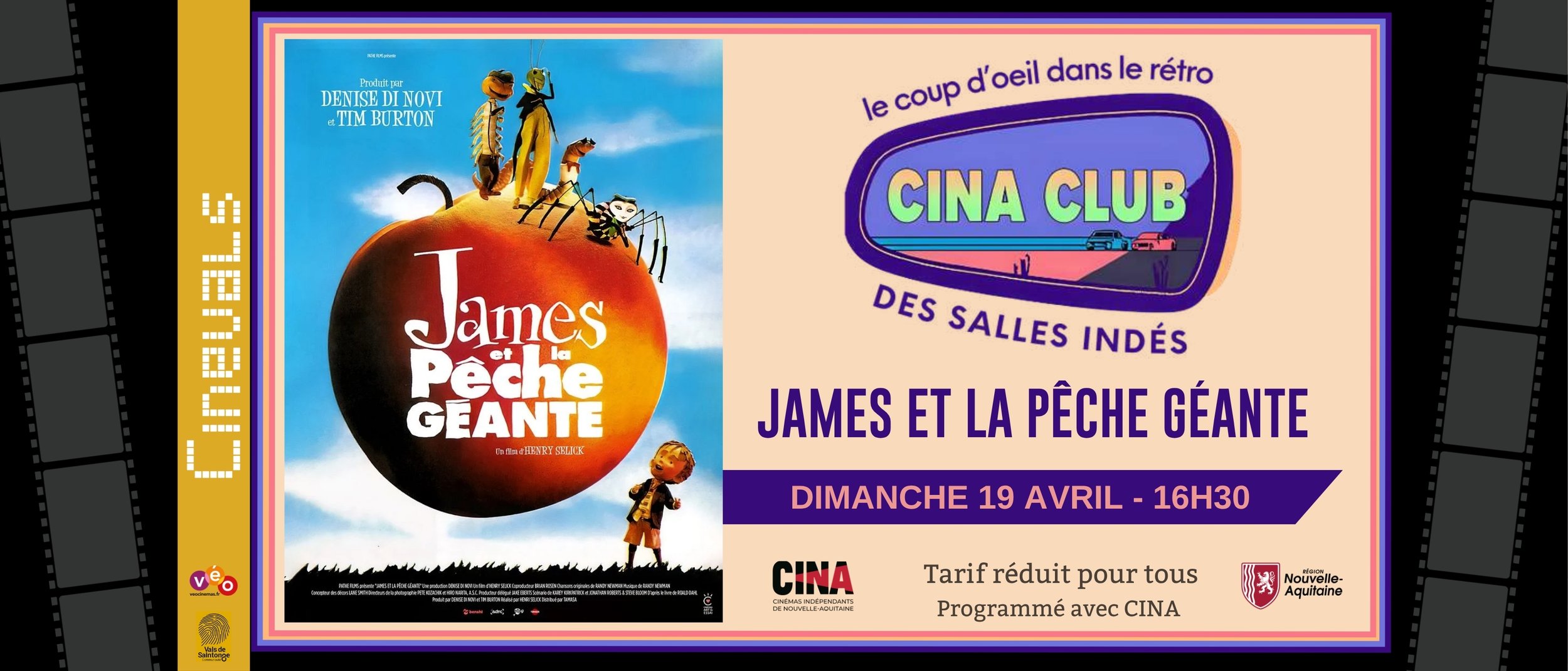CINA CLUB : JAMES ET LA PECHE GEANTE
