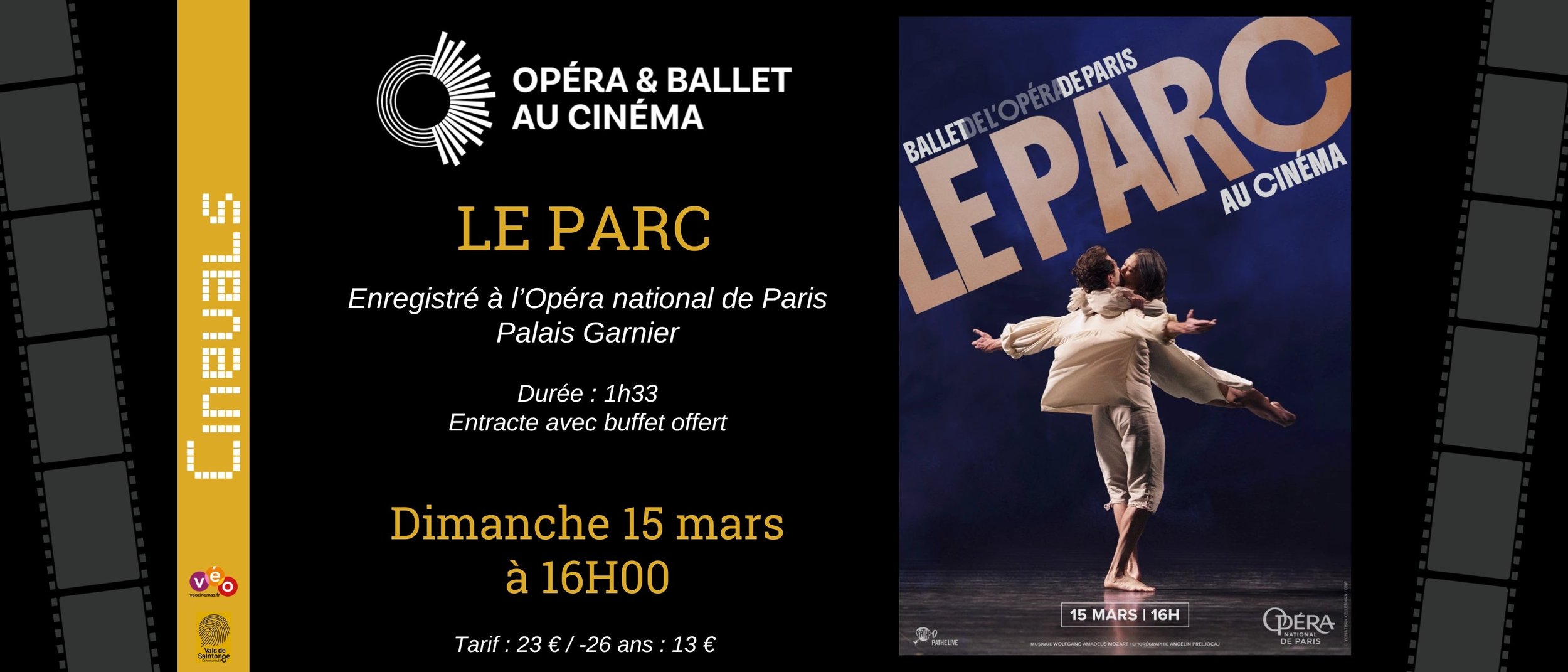 BALLET AU CINEMA : LE PARC