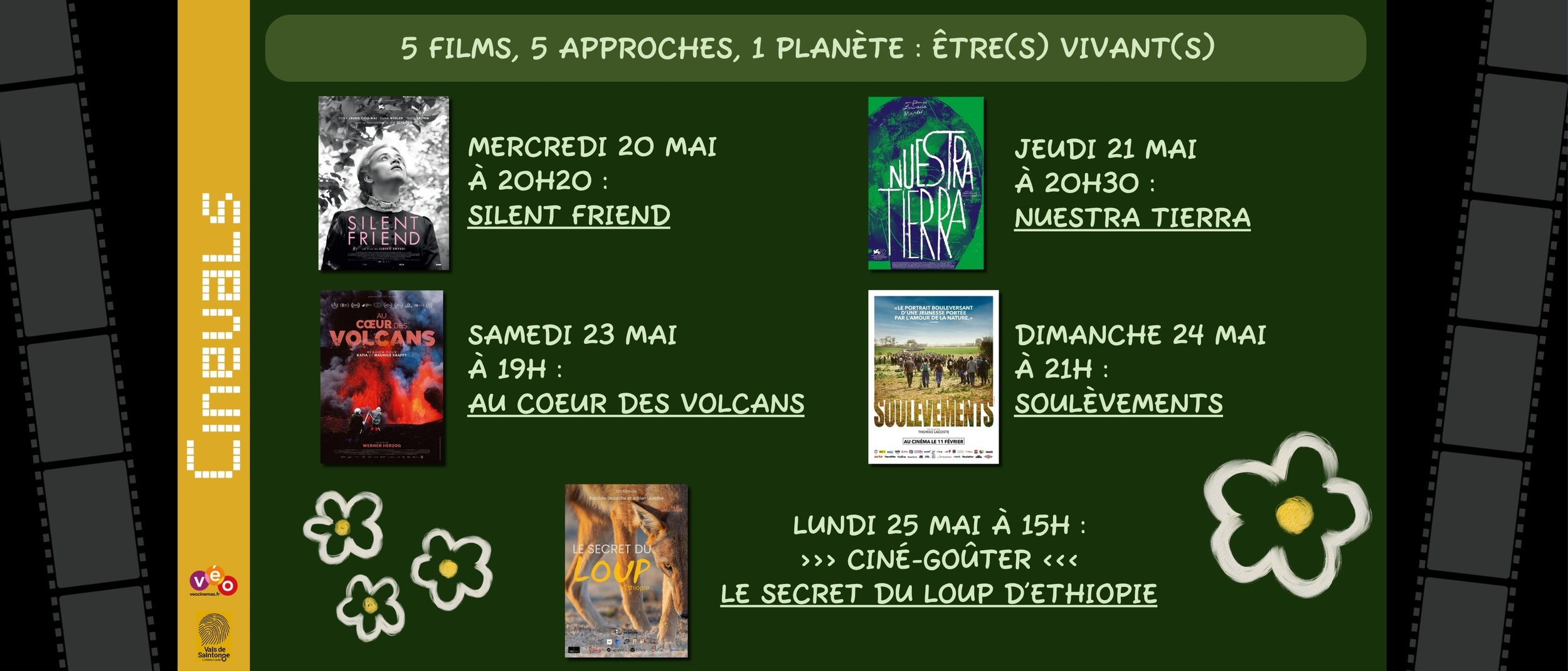 FETE DE LA NATURE : 5 FILMS, 5 APPROCHES, 1 PLANETE : ETRE(S) VIVANT(S)