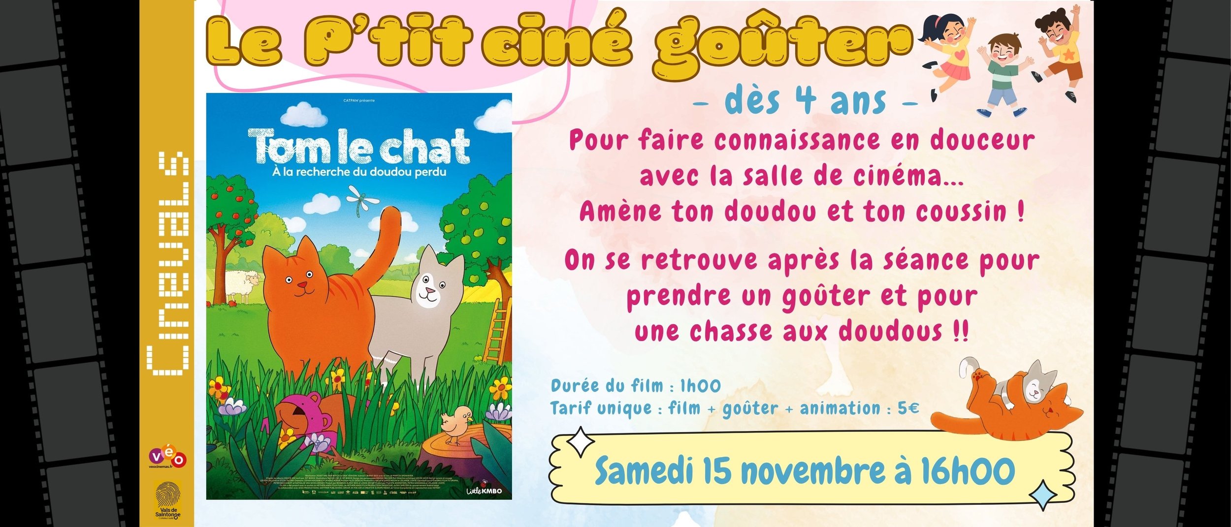 LE P'TIT CINE GOUTER : TOM LE CHAT