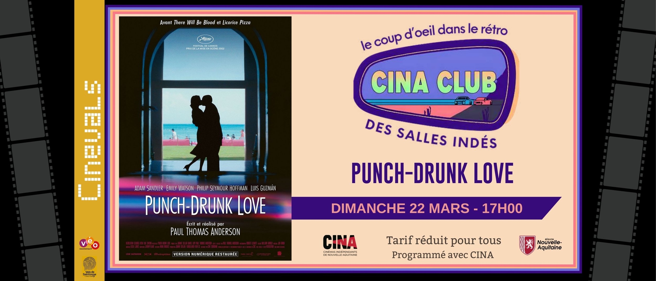CINA CLUB : PUNCH-DRUNK LOVE