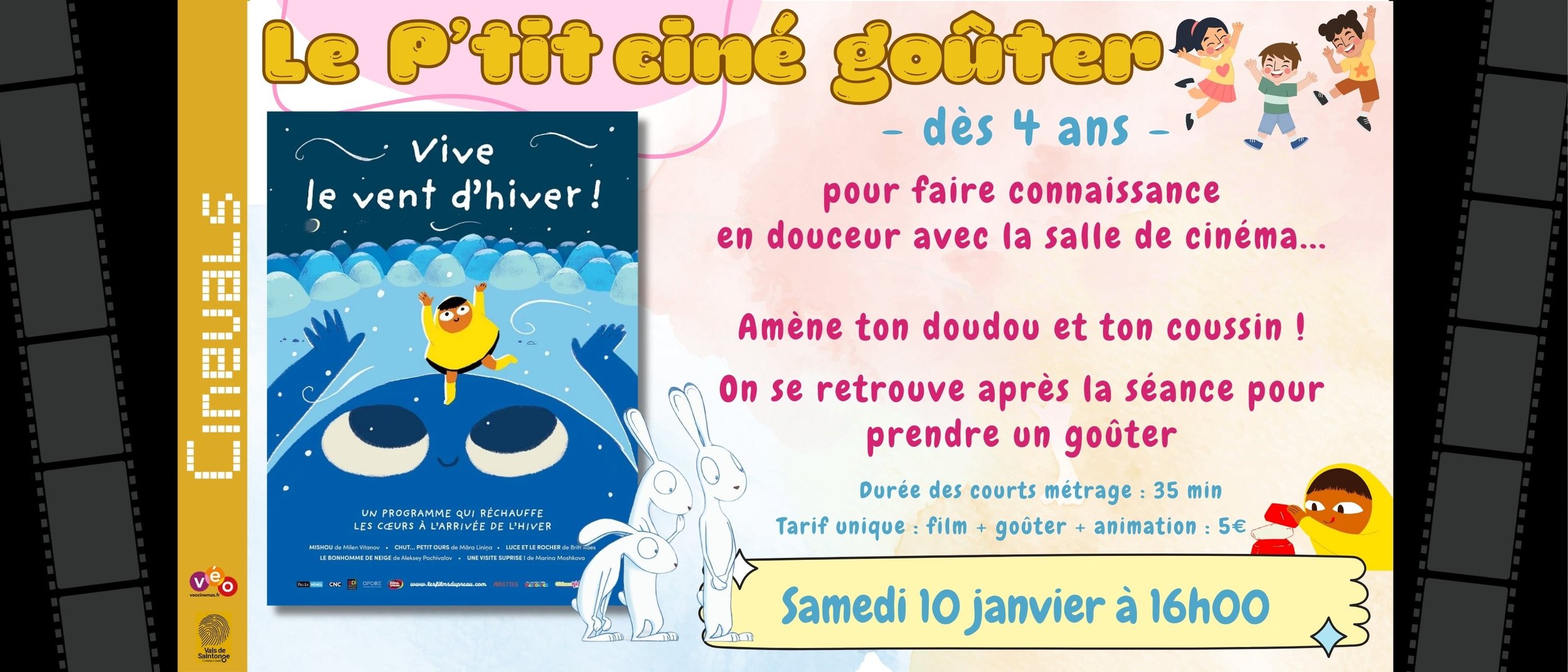P'TIT CINE GOUTER : VIVE LE VENT D'HIVER