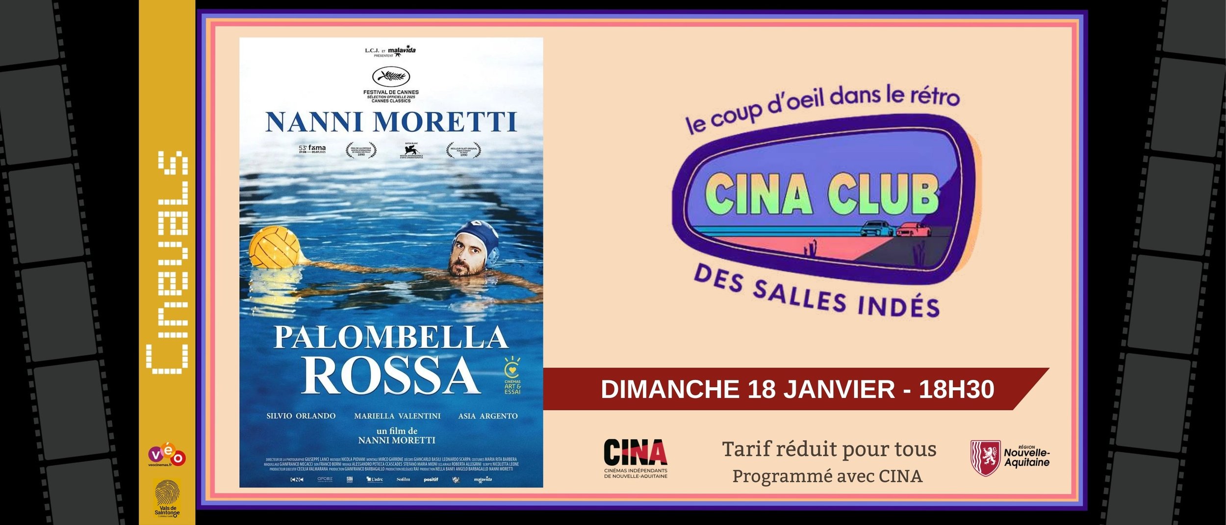CINE CLUB : PALOMBELLA ROSSA